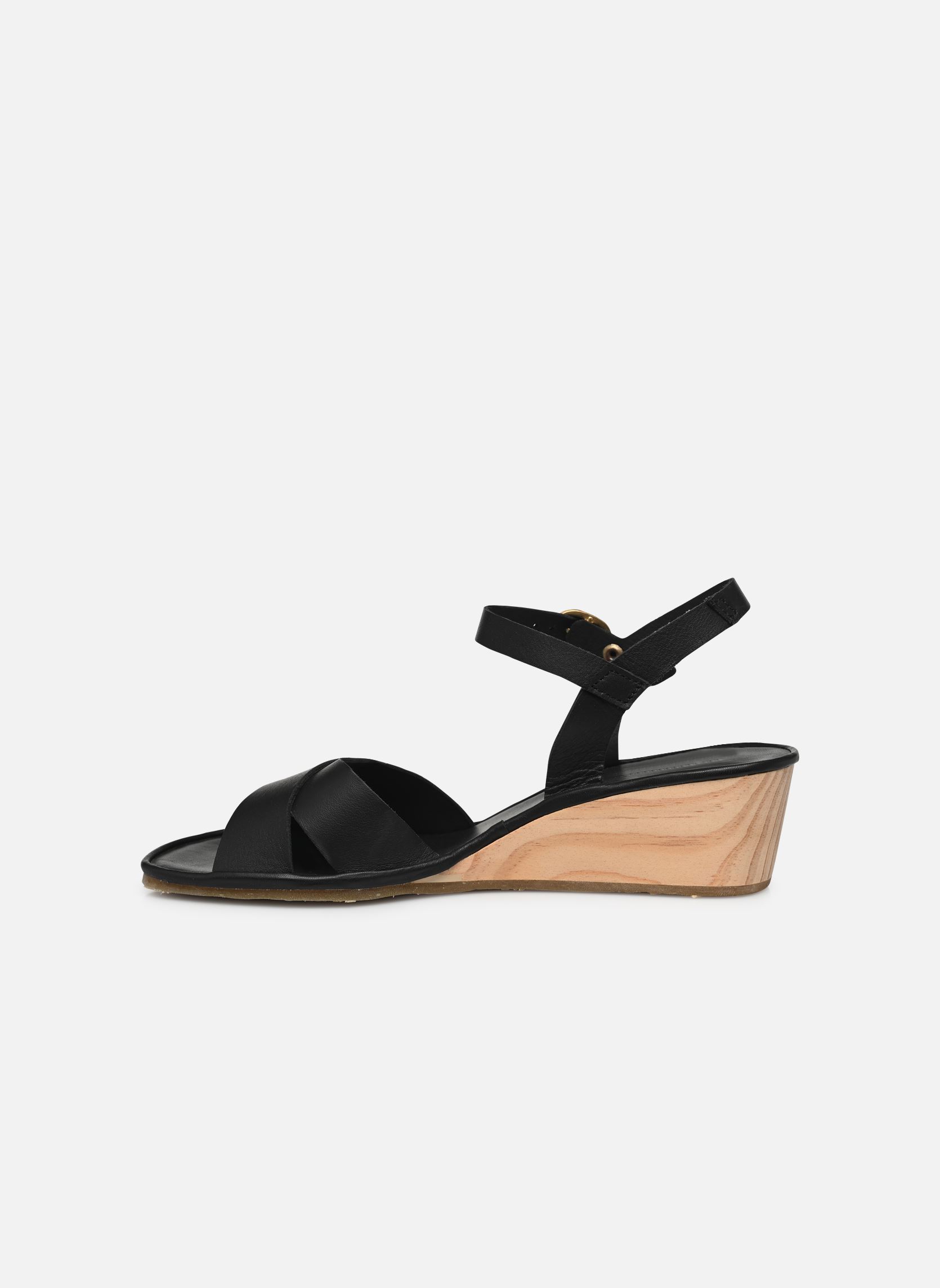 Keil- und Plateausandalen Gaia N854 damen schwarz El Naturalista Keil- und Plateausandalen Gaia N854 damen schwarz BLACK