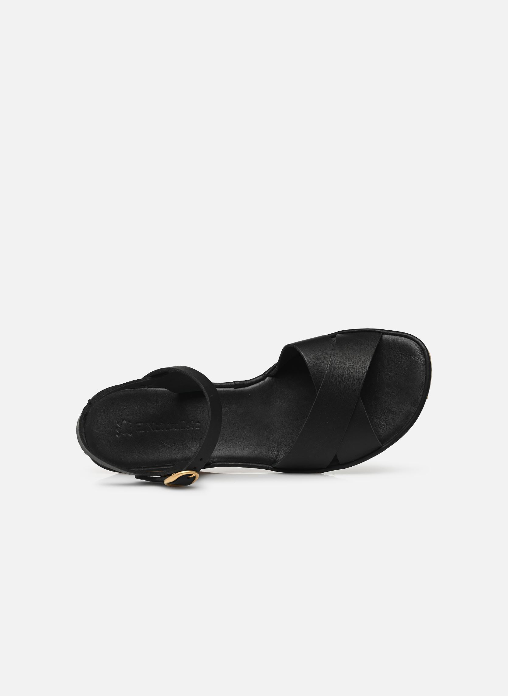 Keil- und Plateausandalen Gaia N854 damen schwarz El Naturalista Keil- und Plateausandalen Gaia N854 damen schwarz BLACK