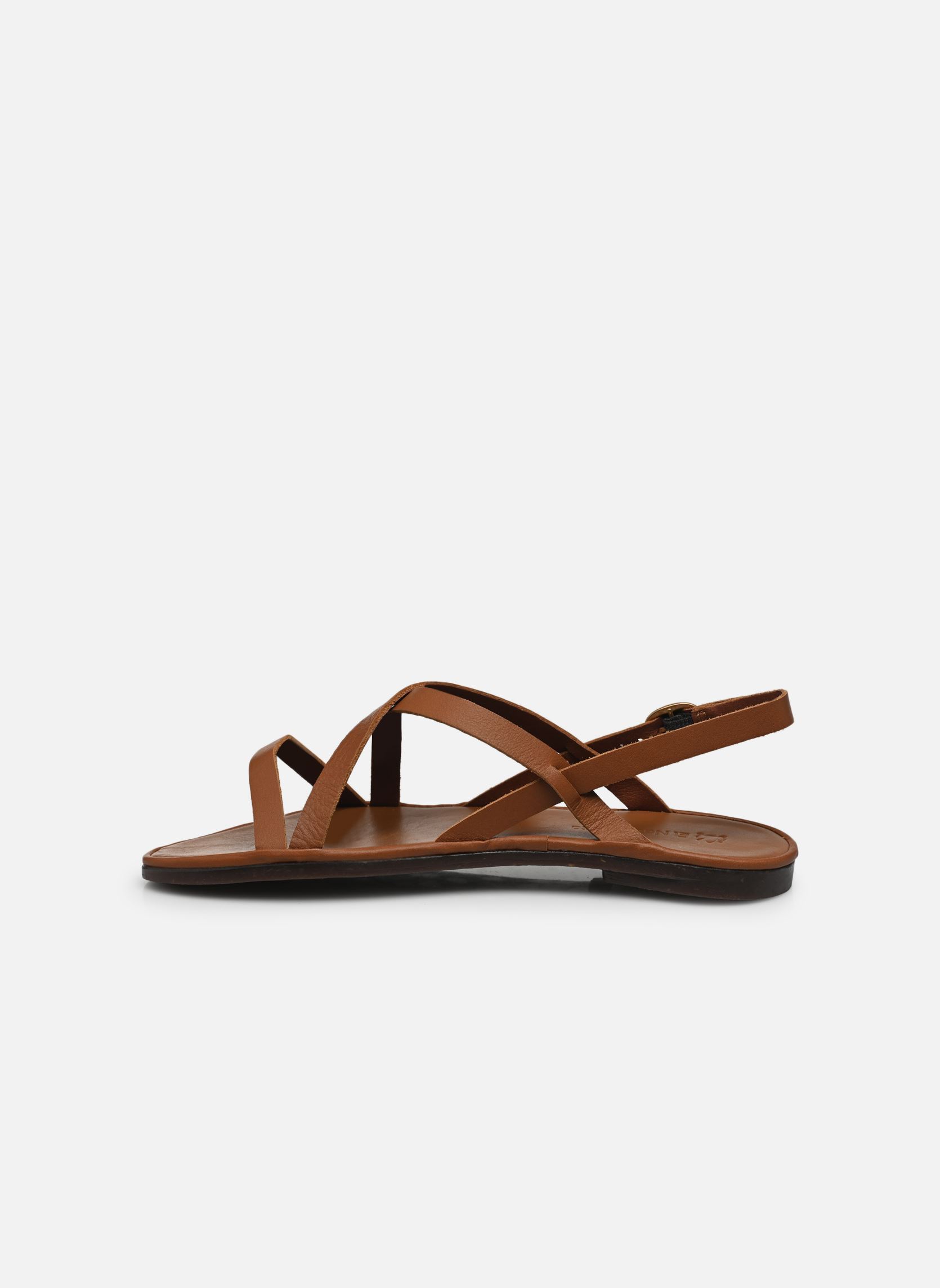 Sandalias planas Tulip N5694 mujer marrón El Naturalista Sandalias planas Tulip N5694 mujer marrón CUERO