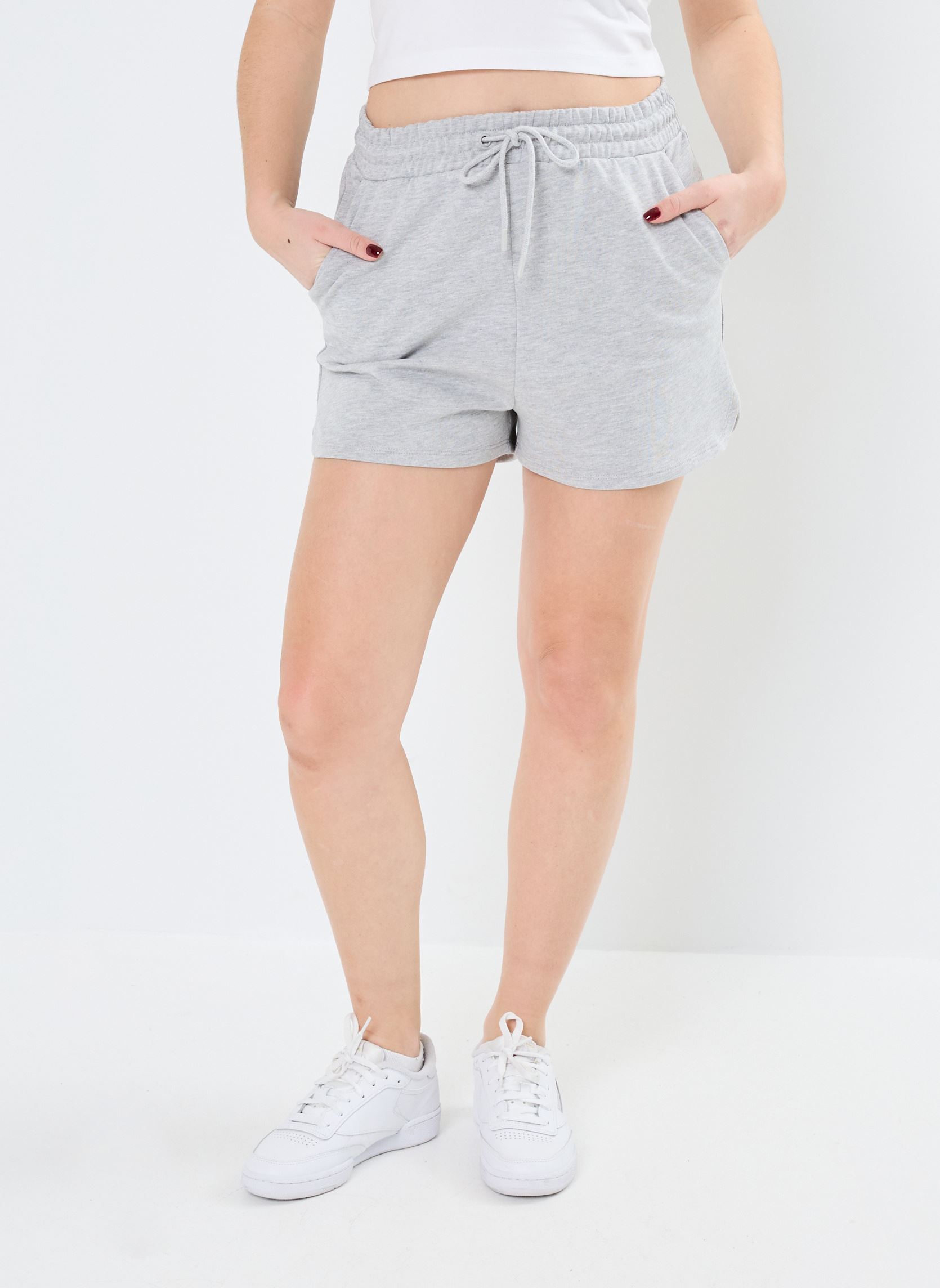 Shorts SHORT-SPORTSWEAR dames grijs MADE BY Shorts SHORT-SPORTSWEAR dames grijs MEL GRIS CHINE CLAIR