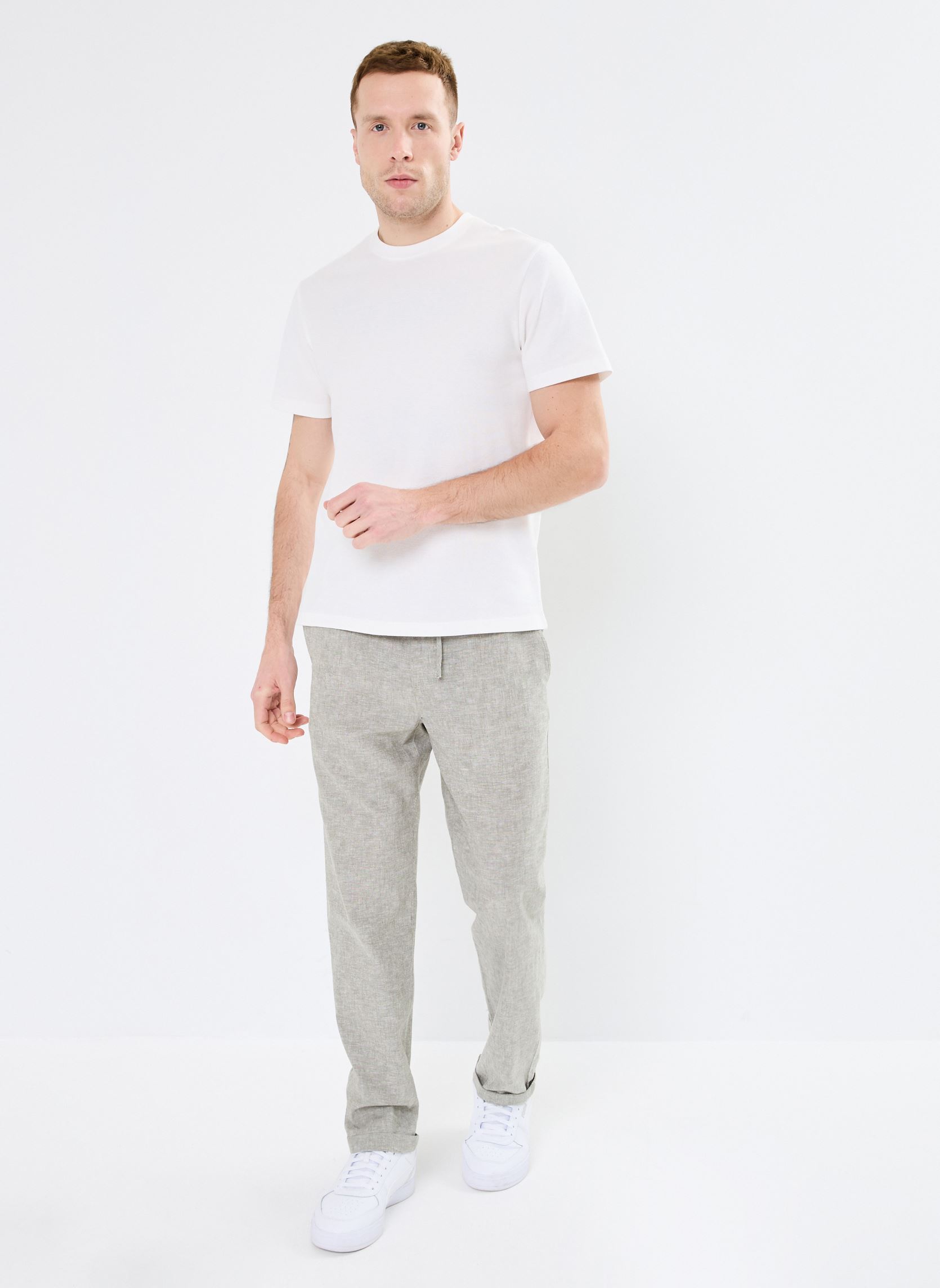 Kurzarm-T-Shirts CHENICOM herren weiß Marvin&Co Kurzarm-T-Shirts CHENICOM herren weiß Coconut Milk