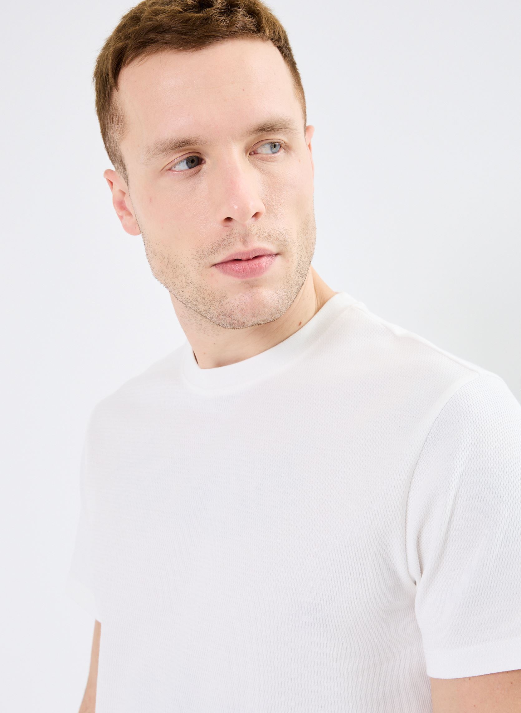 Kurzarm-T-Shirts CHENICOM herren weiß Marvin&Co Kurzarm-T-Shirts CHENICOM herren weiß Coconut Milk