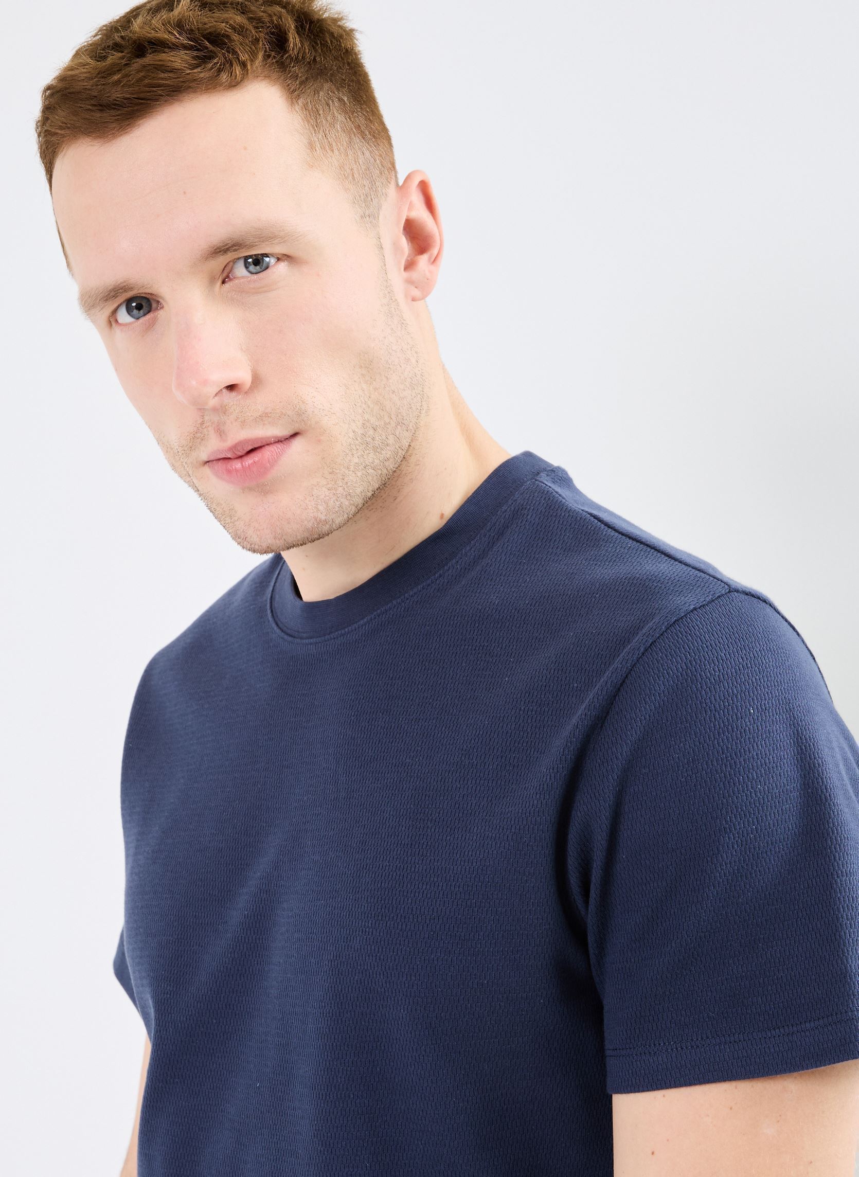 Kurzarm-T-Shirts CHENICOM herren blau Marvin&Co Kurzarm-T-Shirts CHENICOM herren blau Mood Indigo