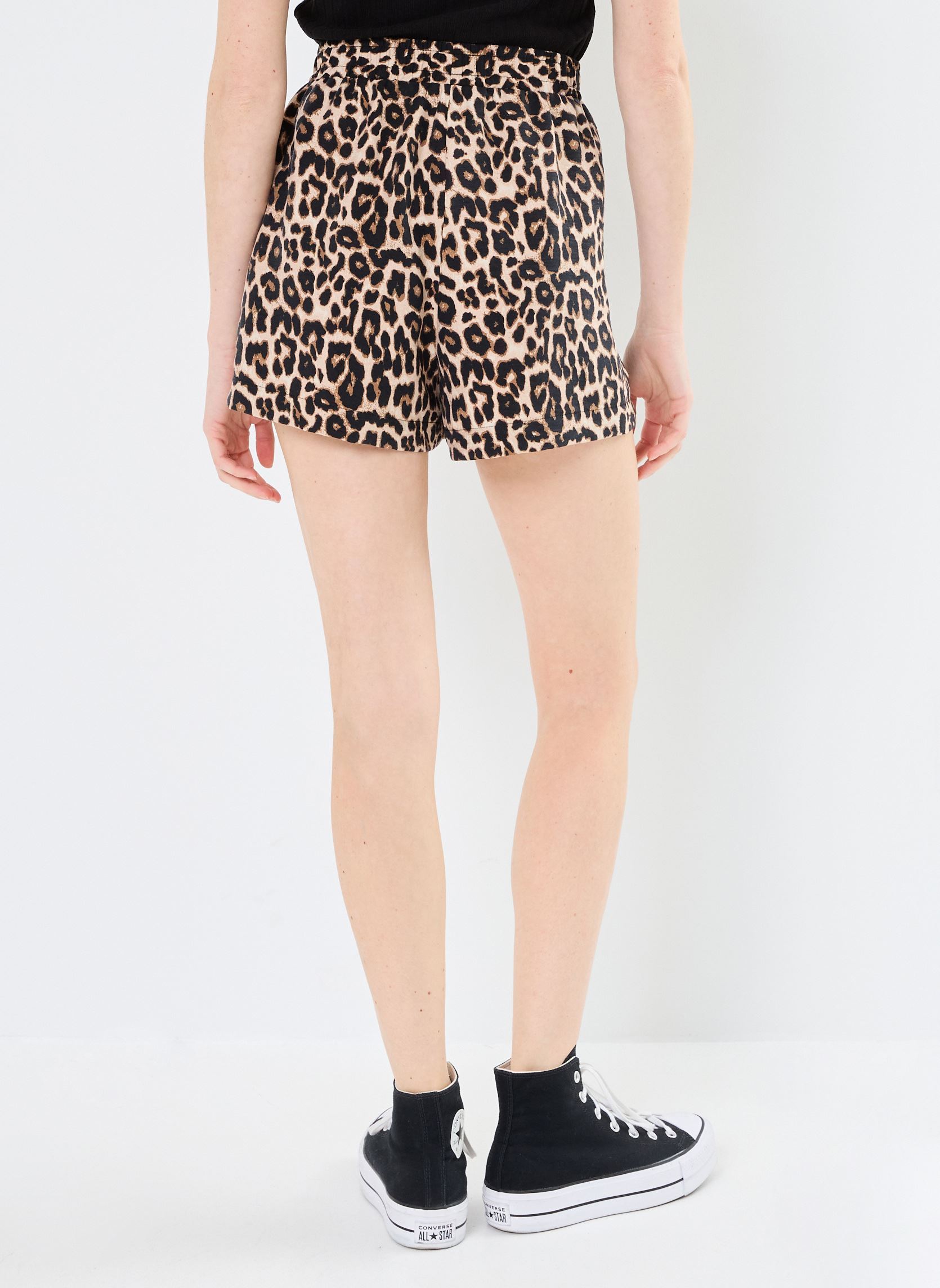 Shorts SHORT-LEOPARD dames beige MADE BY Shorts SHORT-LEOPARD dames beige IMP_REALLEOPARD_BEIGE NOIR