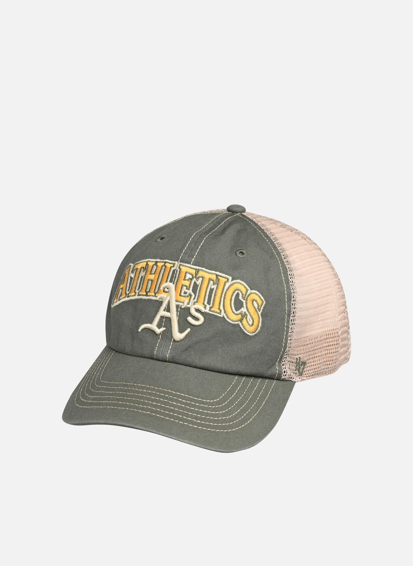 Casquettes 47 CAP MLB OAKLAND ATHLETICS TUSCALOOSA vert 47 BRAND Casquettes 47 CAP MLB OAKLAND ATHLETICS TUSCALOOSA vert BOTTL GREEN