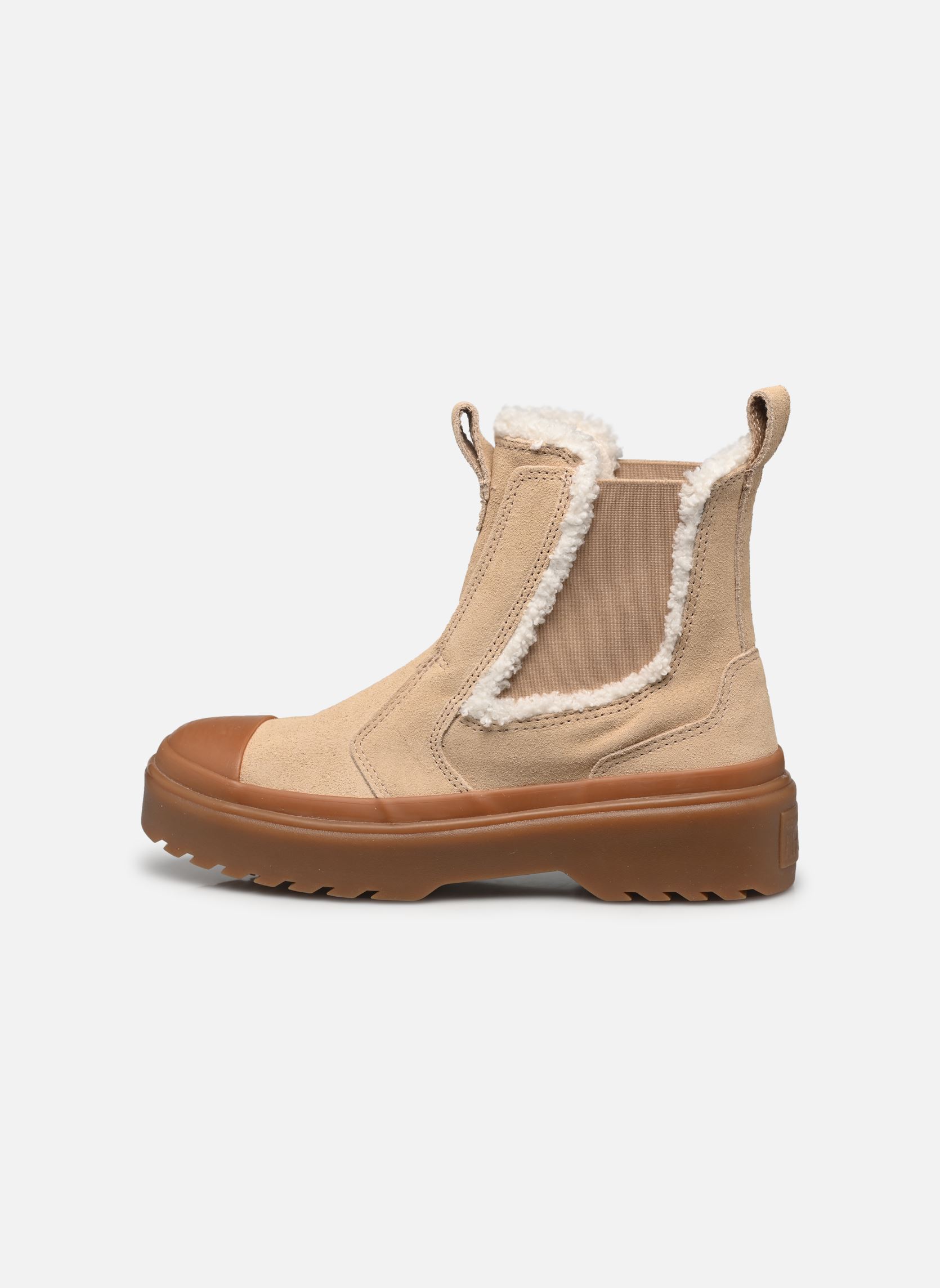 Bottes Chuck Taylor All Star Chelsea Lugged Hi fille beige Converse Bottes Chuck Taylor All Star Chelsea Lugged Hi fille beige WARM QUARRY/EGRET