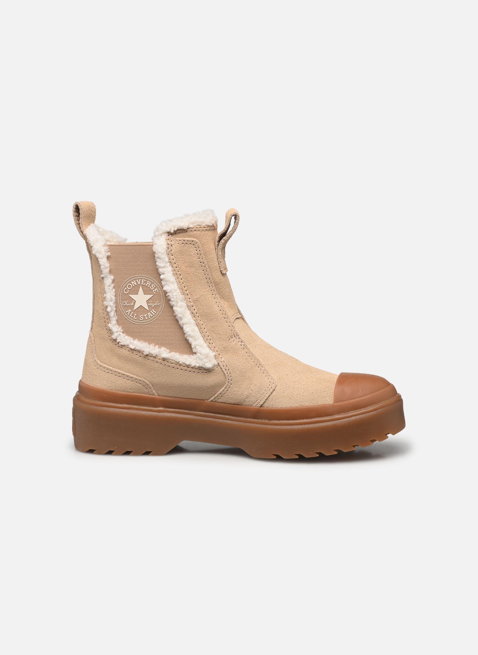 Bottes Chuck Taylor All Star Chelsea Lugged Hi fille beige Converse Bottes Chuck Taylor All Star Chelsea Lugged Hi fille beige WARM QUARRY/EGRET