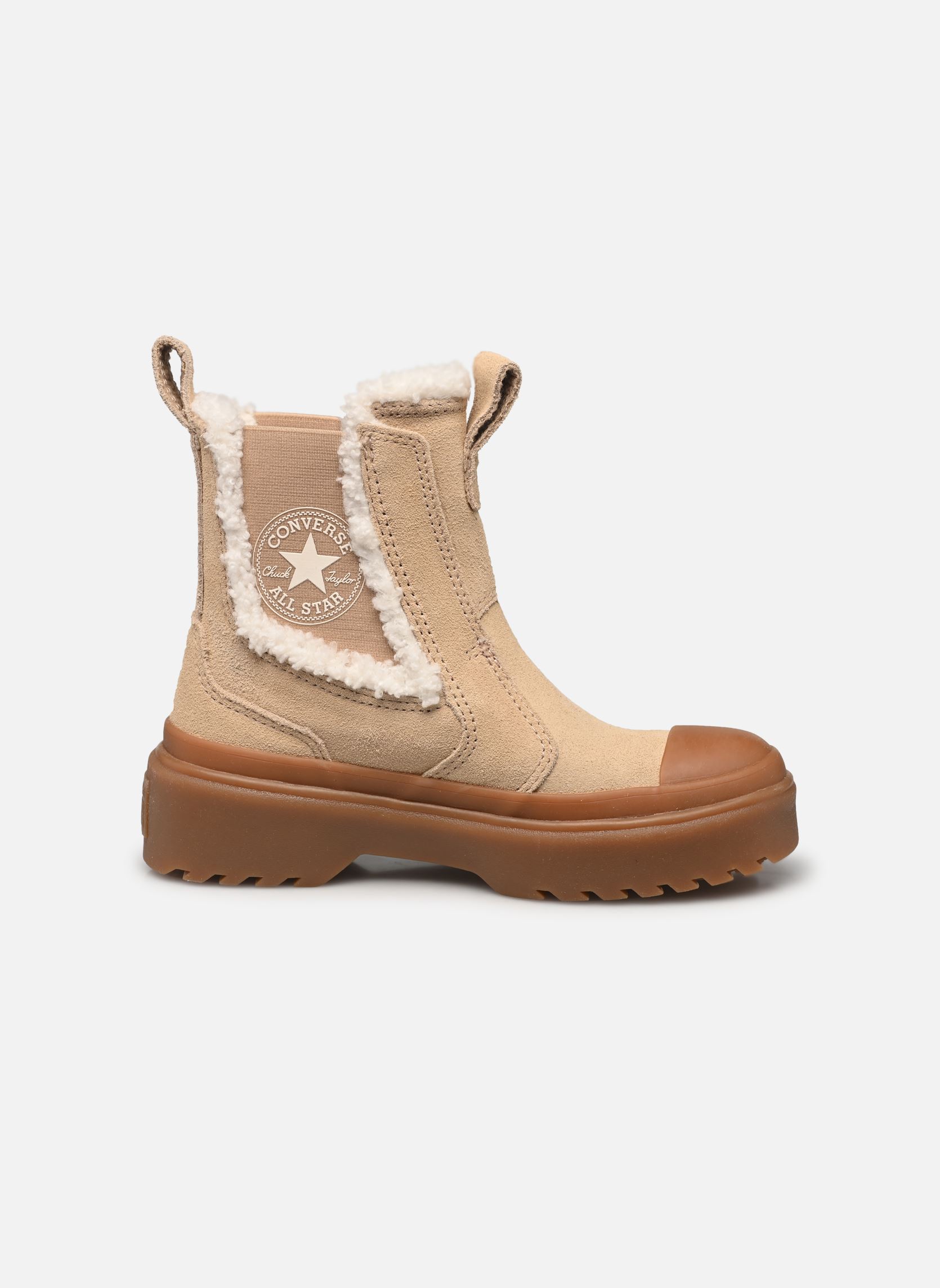 Bottes Chuck Taylor All Star Chelsea Lugged Hi fille beige Converse Bottes Chuck Taylor All Star Chelsea Lugged Hi fille beige Warm Quarry/Egret