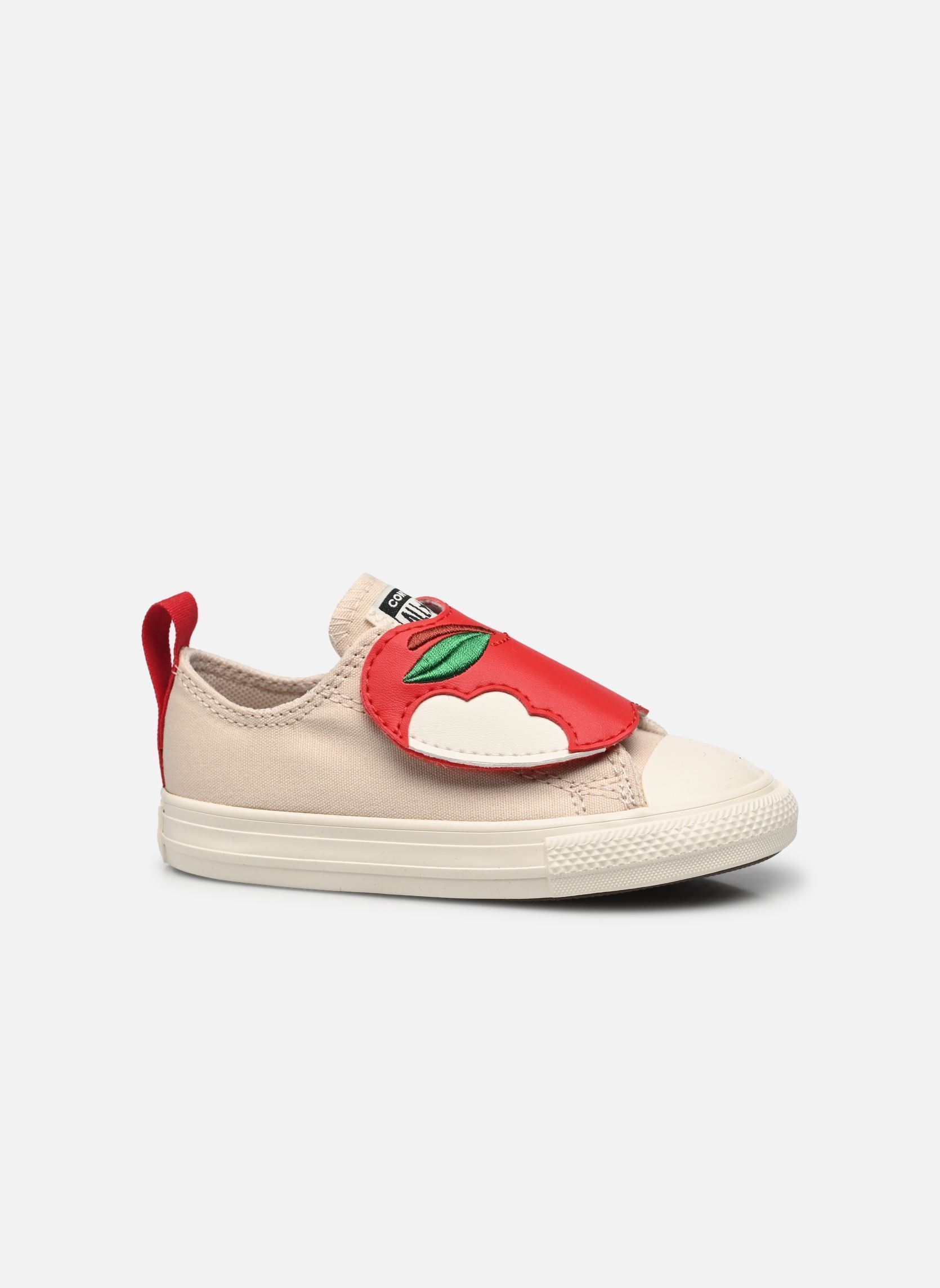 Baskets basses Chuck Taylor All Star One Strap Ox I beige Converse Baskets basses Chuck Taylor All Star One Strap Ox I beige LIGHT DUNE/RED/EGRET