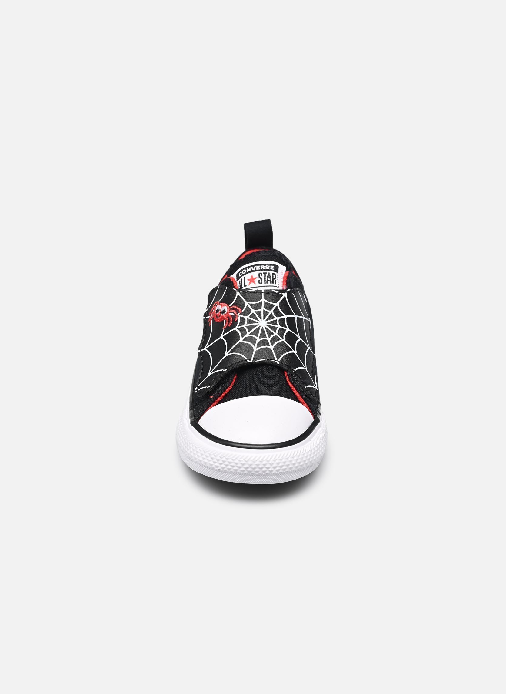Baskets basses Chuck Taylor All Star One Strap Ox I noir Converse Baskets basses Chuck Taylor All Star One Strap Ox I noir Black/white/red