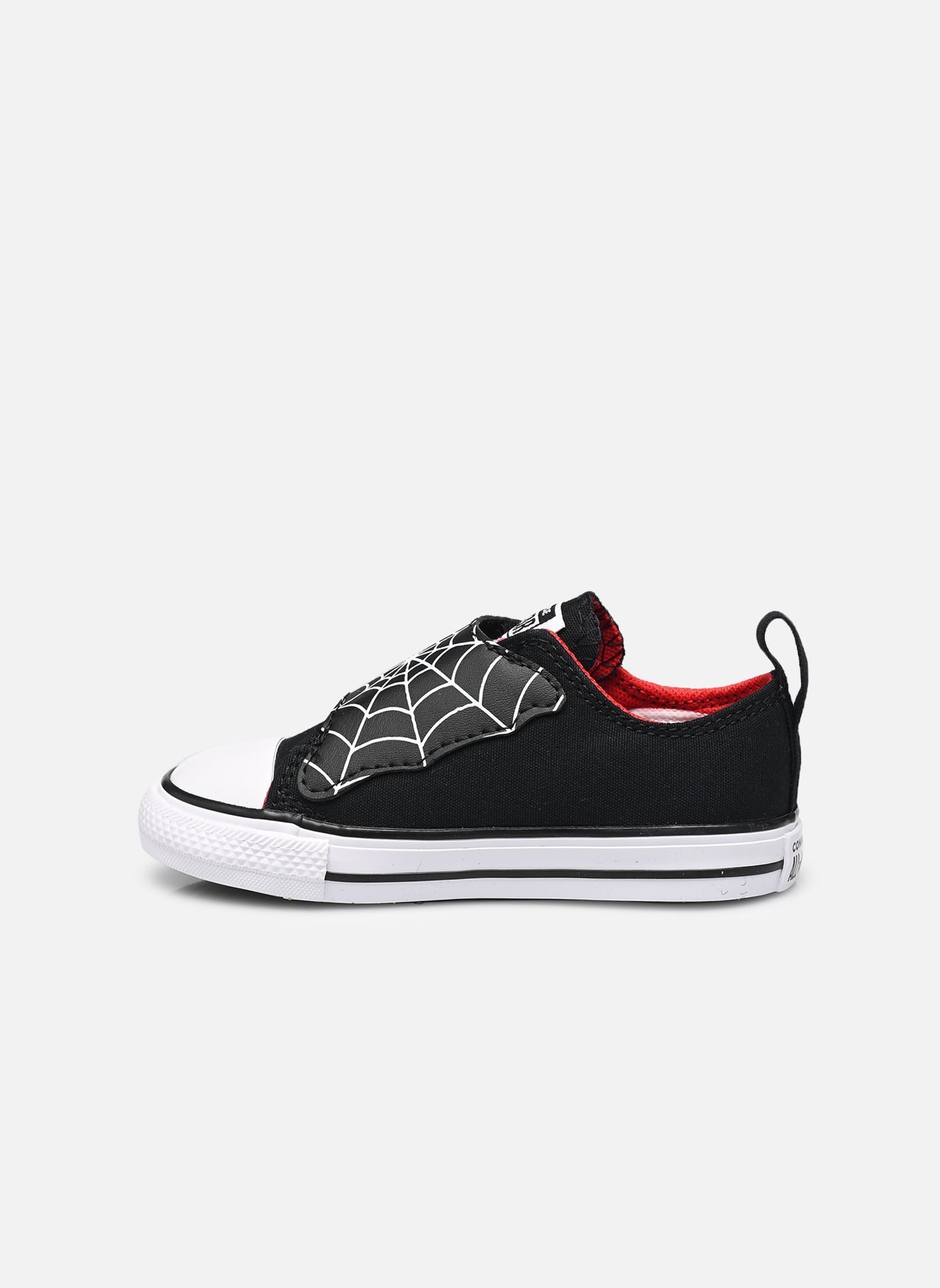 Baskets basses Chuck Taylor All Star One Strap Ox I noir Converse Baskets basses Chuck Taylor All Star One Strap Ox I noir Black/white/red