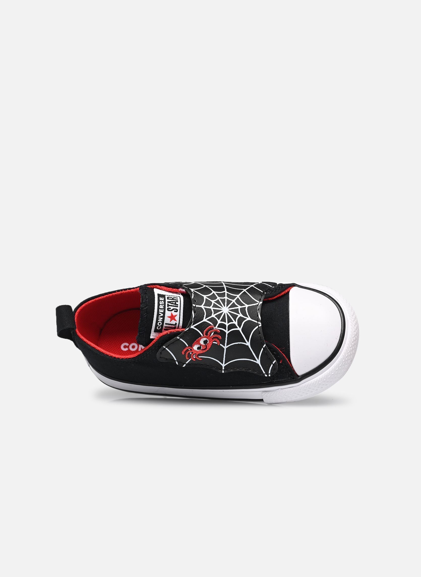 Baskets basses Chuck Taylor All Star One Strap Ox I noir Converse Baskets basses Chuck Taylor All Star One Strap Ox I noir Black/white/red