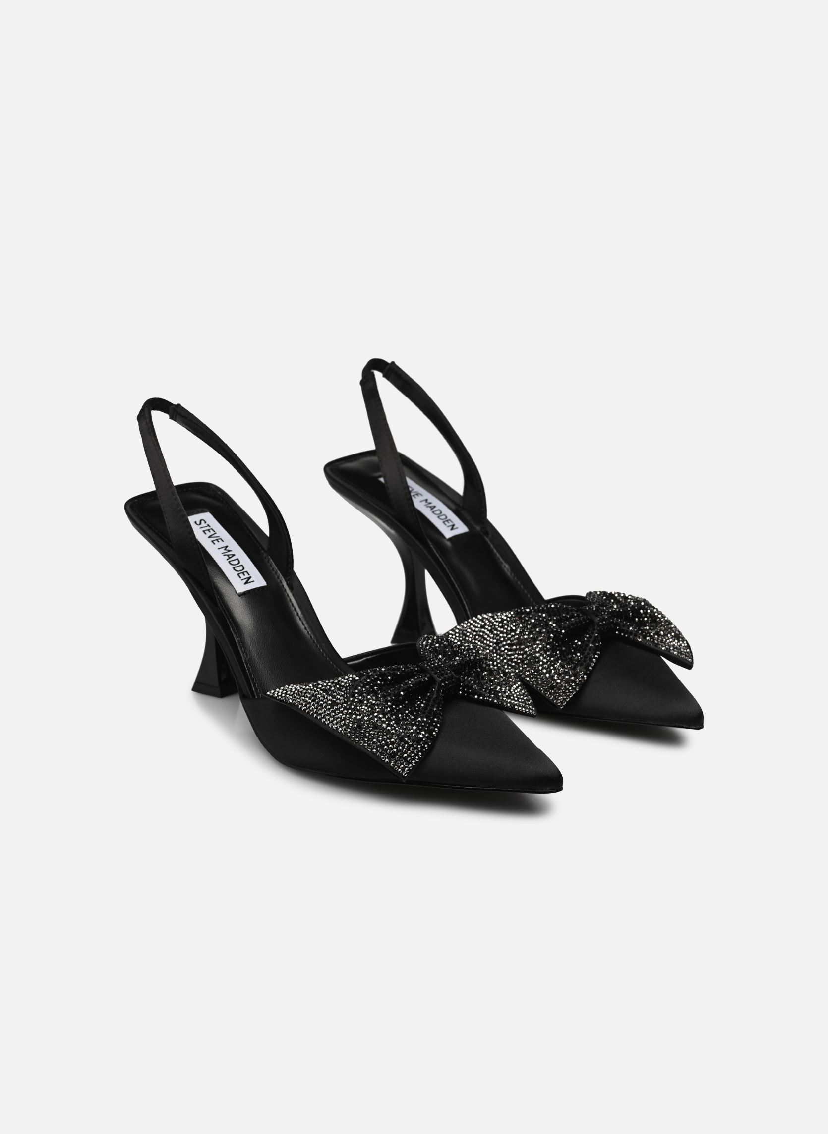 Escarpins à brides Niteowl femme noir Steve Madden Escarpins à brides Niteowl femme noir Black Satin