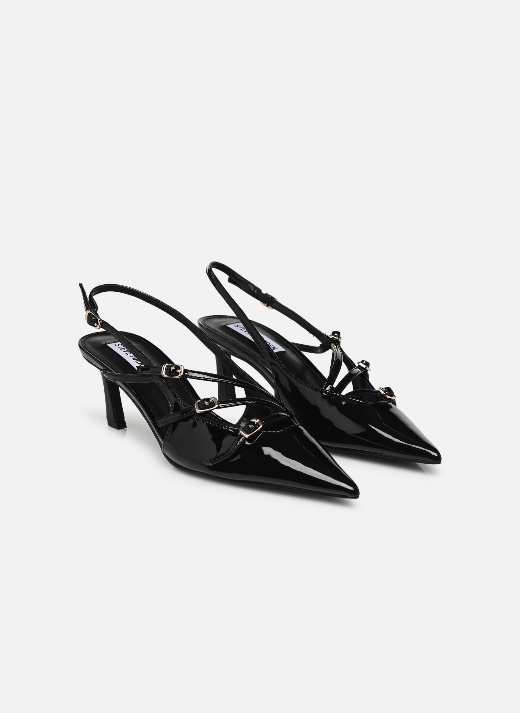 Escarpins à brides Liana femme noir Steve Madden Escarpins à brides Liana femme noir Black Patent