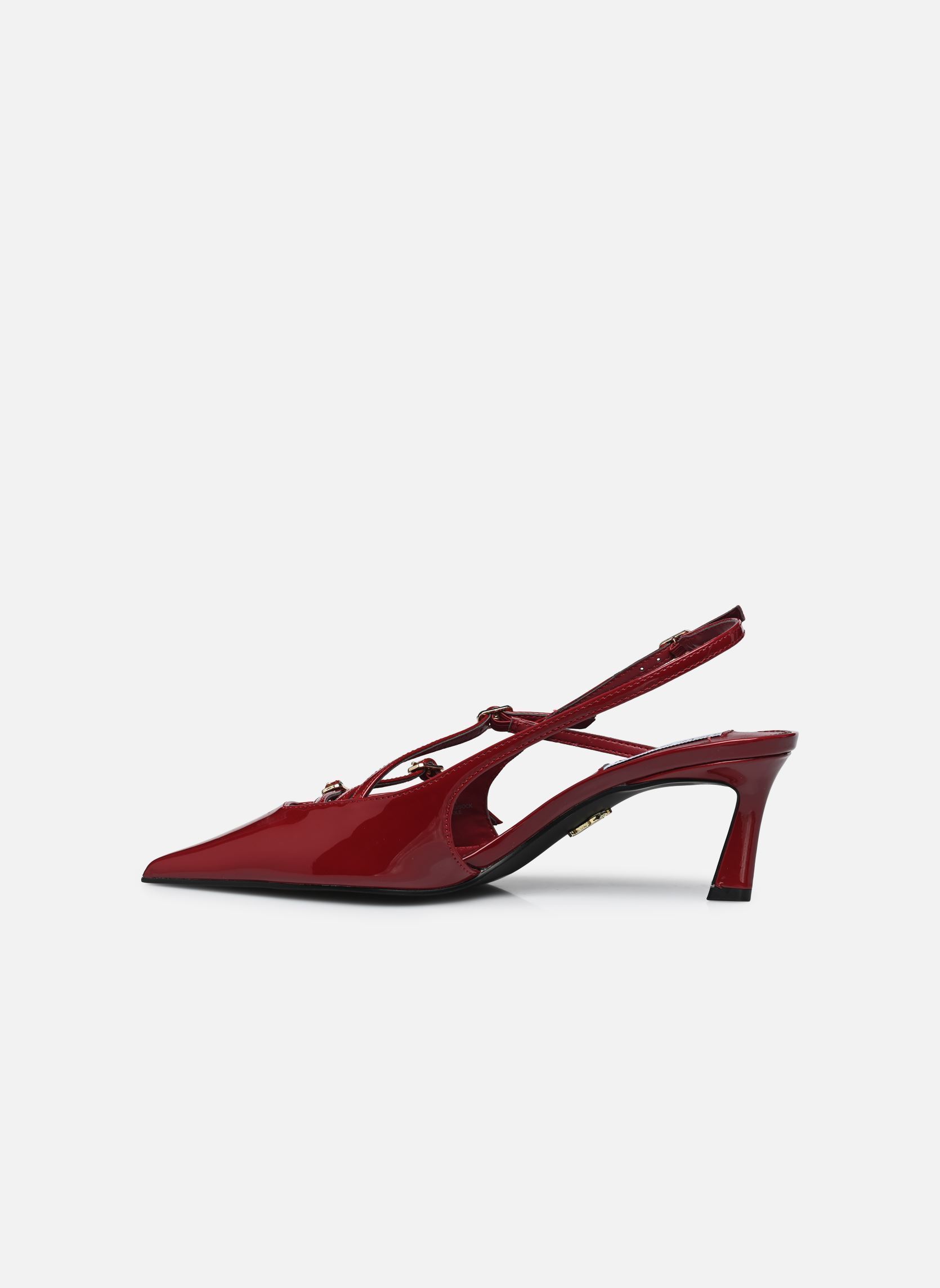 Zapatos de tacón con correas Liana mujer rojo Steve Madden Zapatos de tacón con correas Liana mujer rojo Wine Patent