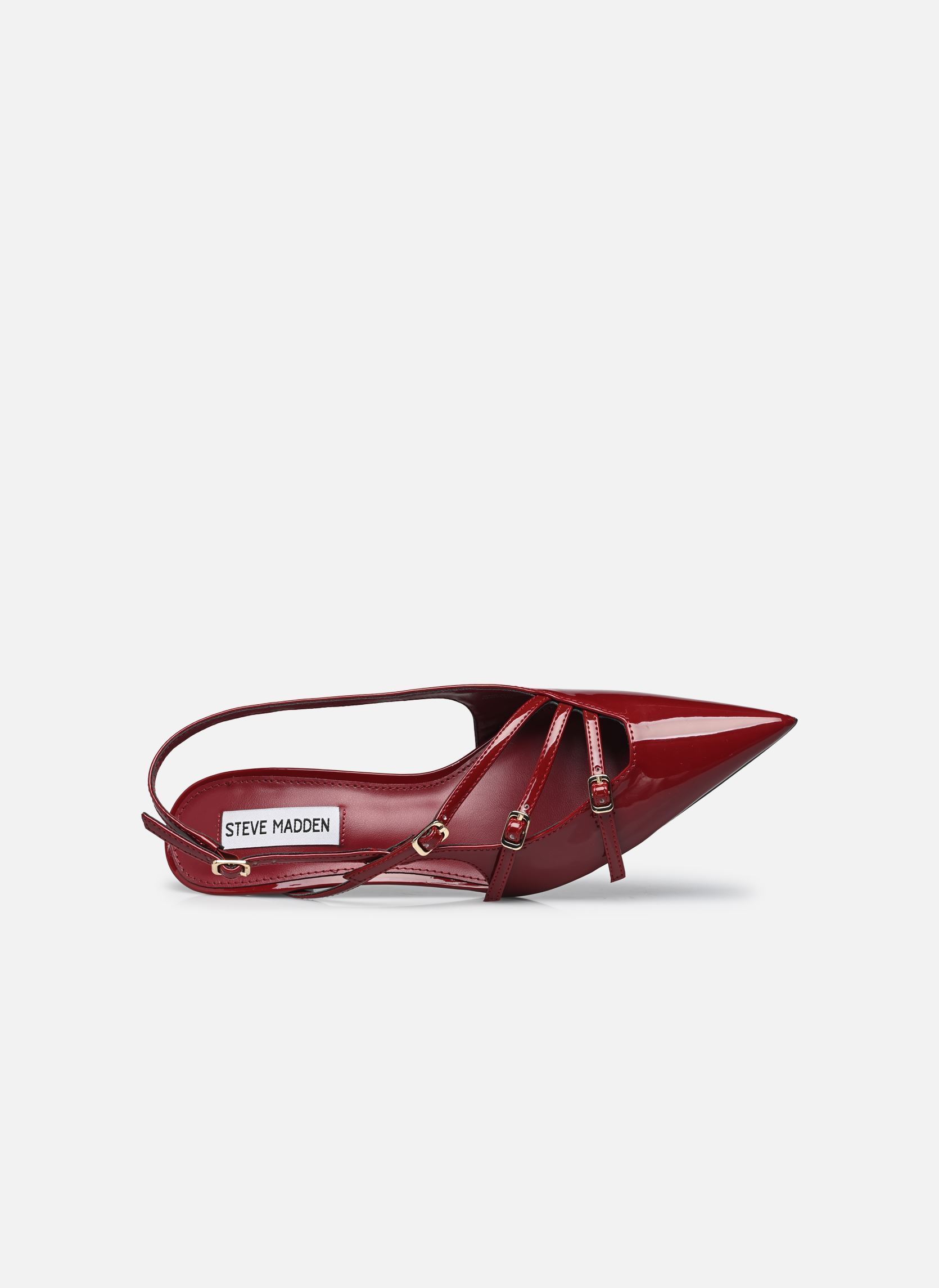 Zapatos de tacón con correas Liana mujer rojo Steve Madden Zapatos de tacón con correas Liana mujer rojo Wine Patent