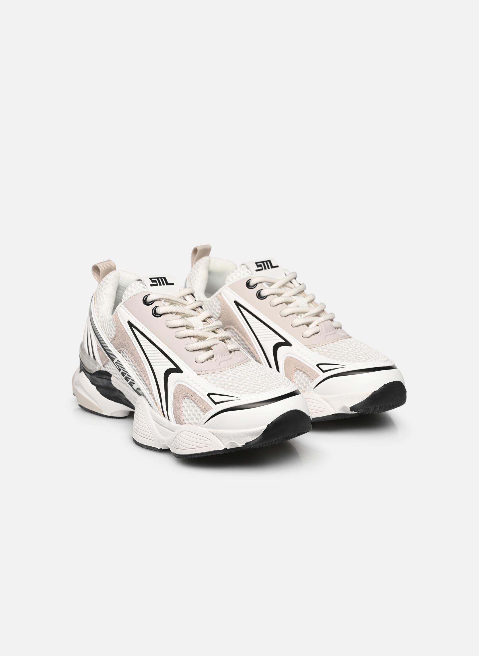 Baskets Speedster-E femme multicolore Steve Madden Baskets Speedster-E femme multicolore Off White / Stone
