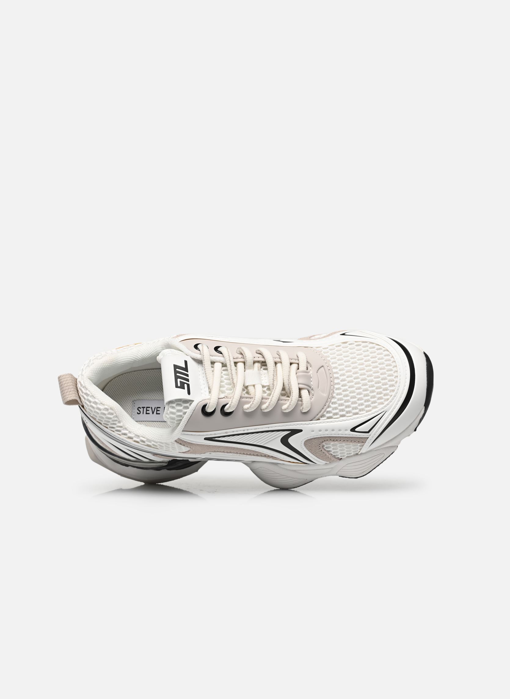 Baskets Speedster-E femme multicolore Steve Madden Baskets Speedster-E femme multicolore Off White / Stone