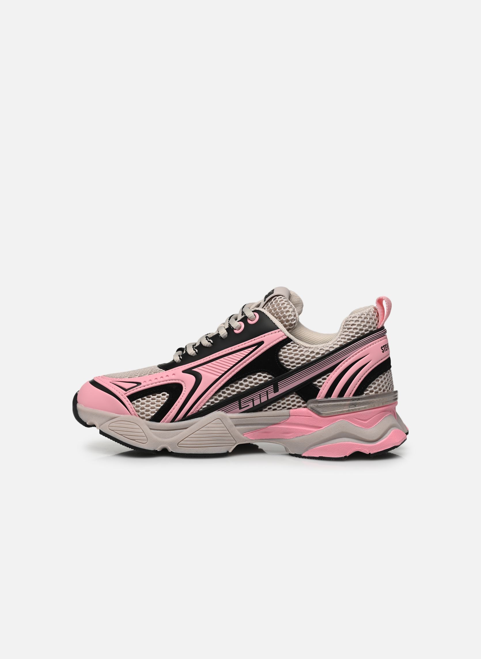 Baskets Speedster-E femme multicolore Steve Madden Baskets Speedster-E femme multicolore White / Pink / Black
