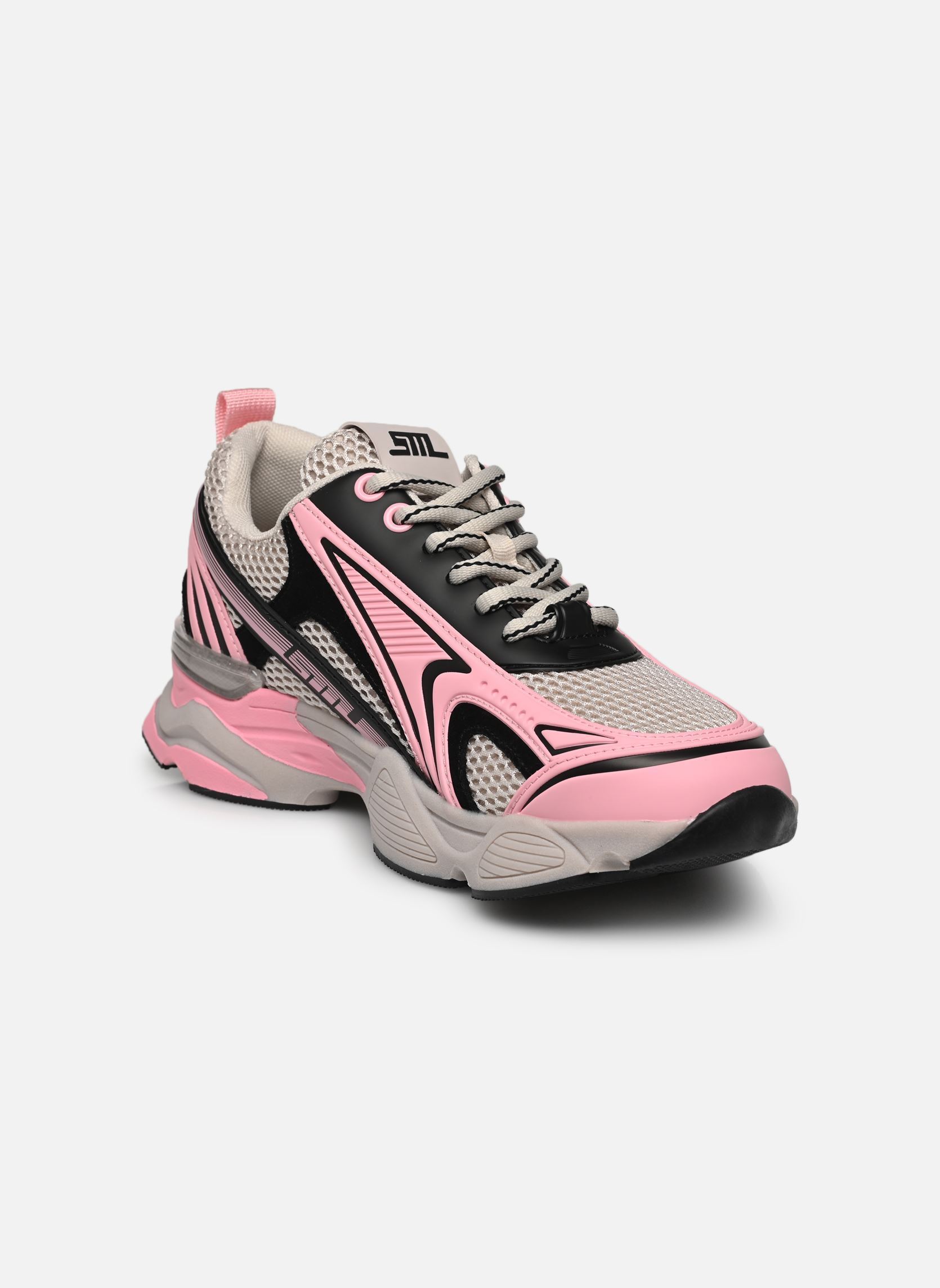 Baskets Speedster-E femme multicolore Steve Madden Baskets Speedster-E femme multicolore White / Pink / Black