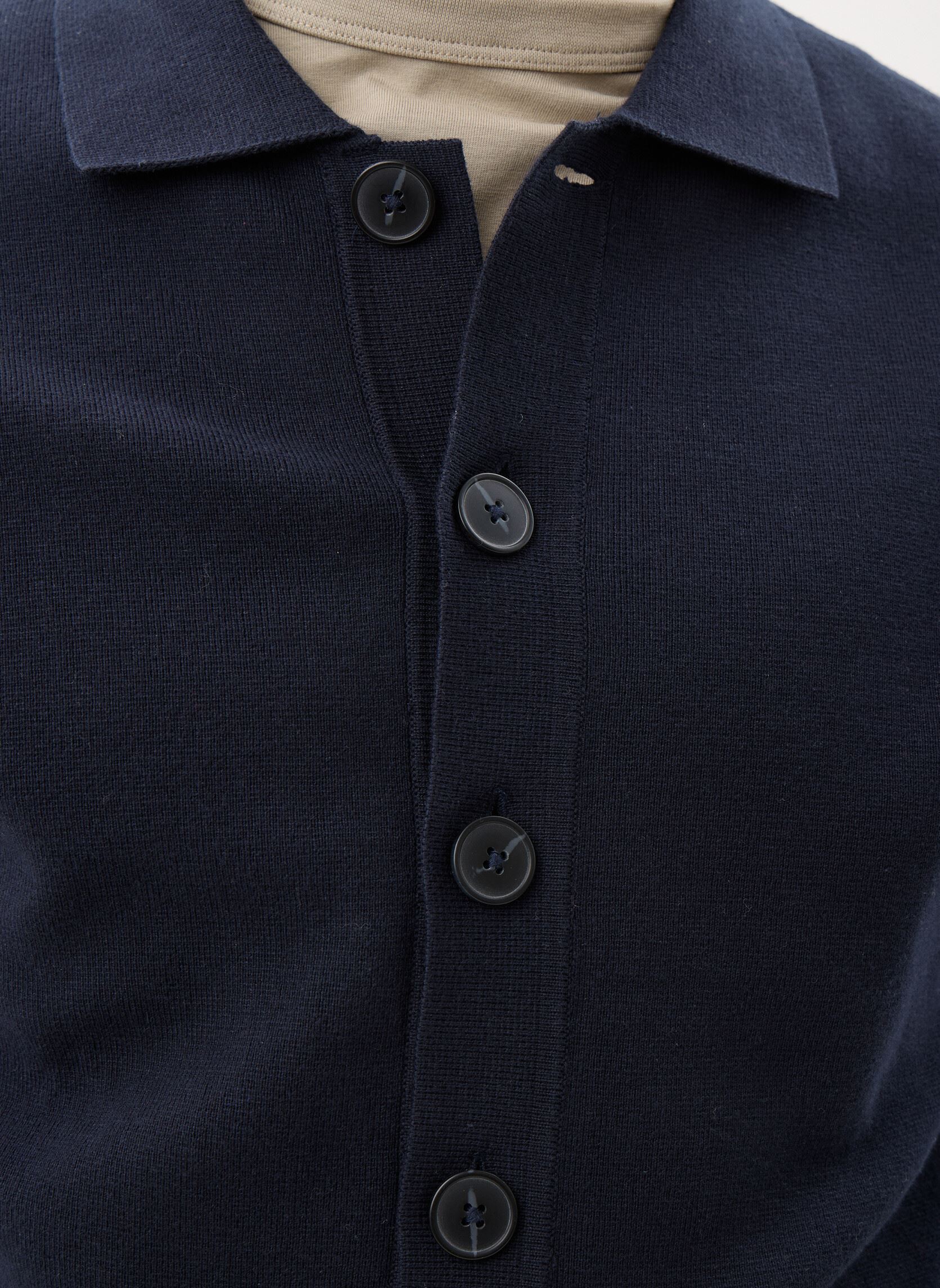 Gilets MON-CARDIGAN homme bleu Marvin&Co Gilets MON-CARDIGAN homme bleu SKY CAPTAIN