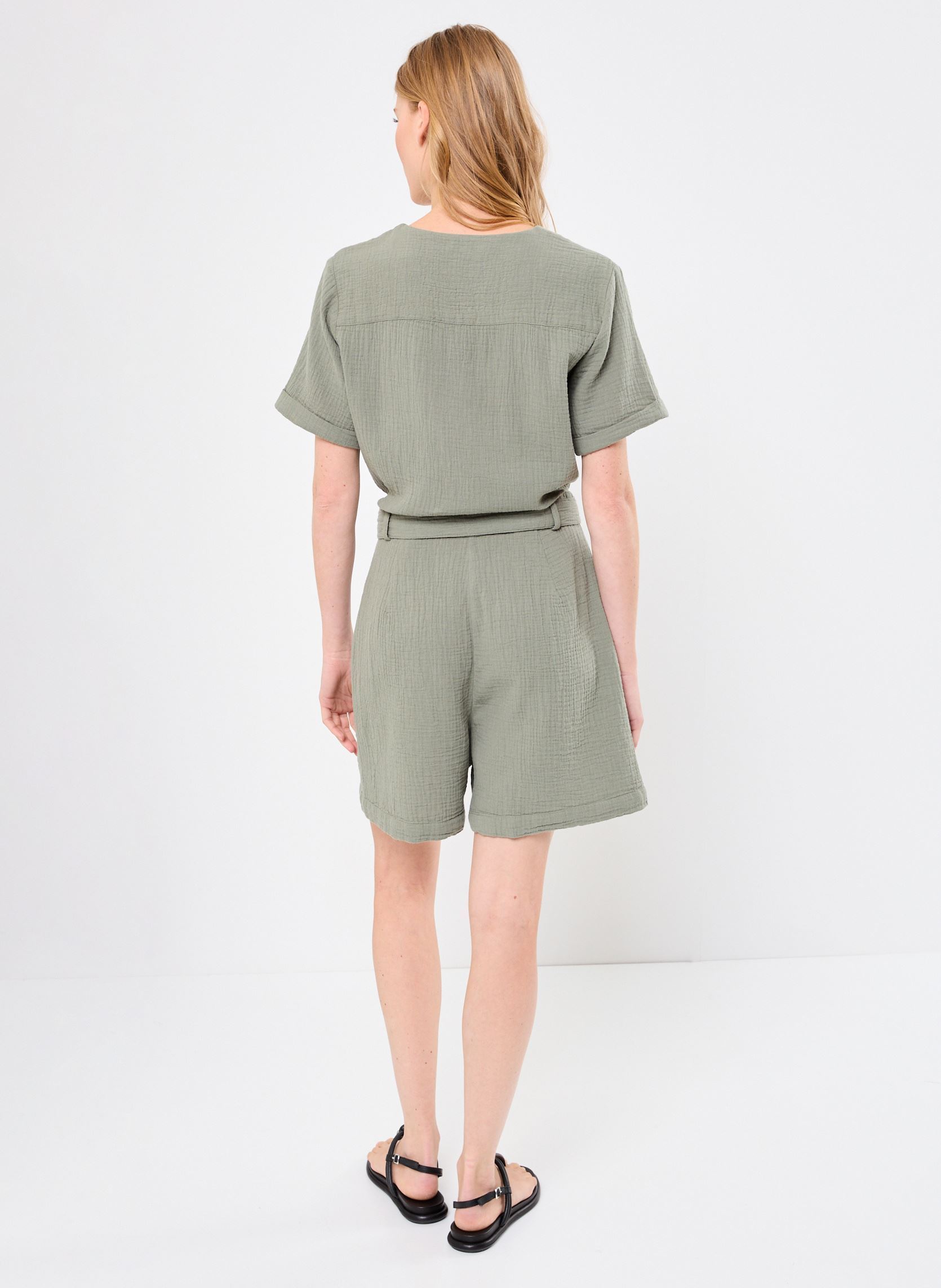 Monos cortos PCOMBI-SHORT combinaison mujer verde MADE BY Monos cortos PCOMBI-SHORT combinaison mujer verde AGAVE GREEN