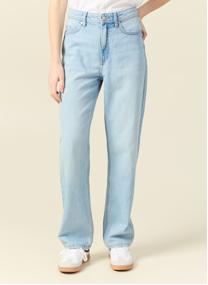 Jeans droit LONDON-EASY femme bleu Bonobo Jeans droit LONDON-EASY femme bleu Bleu clair