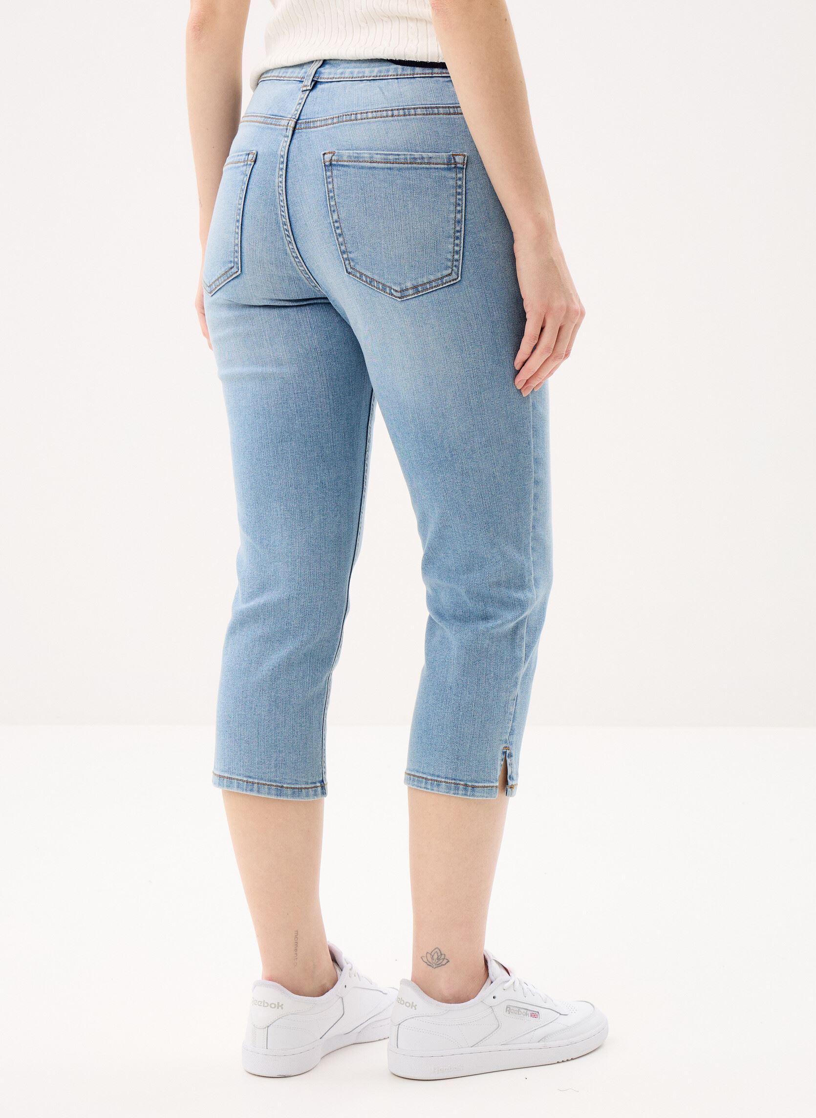 Jeans slim e skinny PECORSAIRE donna blu MADE BY Jeans slim e skinny PECORSAIRE donna blu DENIM DOUBLE STONE