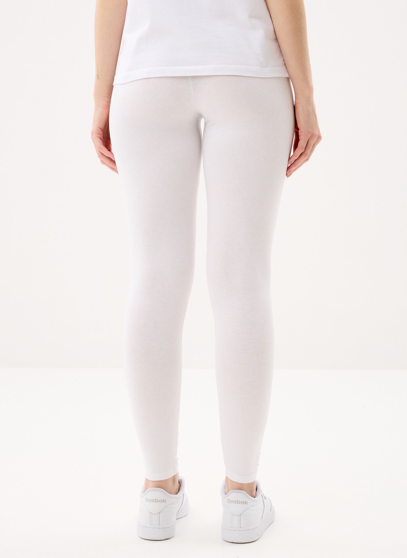 Leggings PANTALON-LEGGING-CHEVILLE femme blanc MADE BY Leggings PANTALON-LEGGING-CHEVILLE femme blanc BLANC