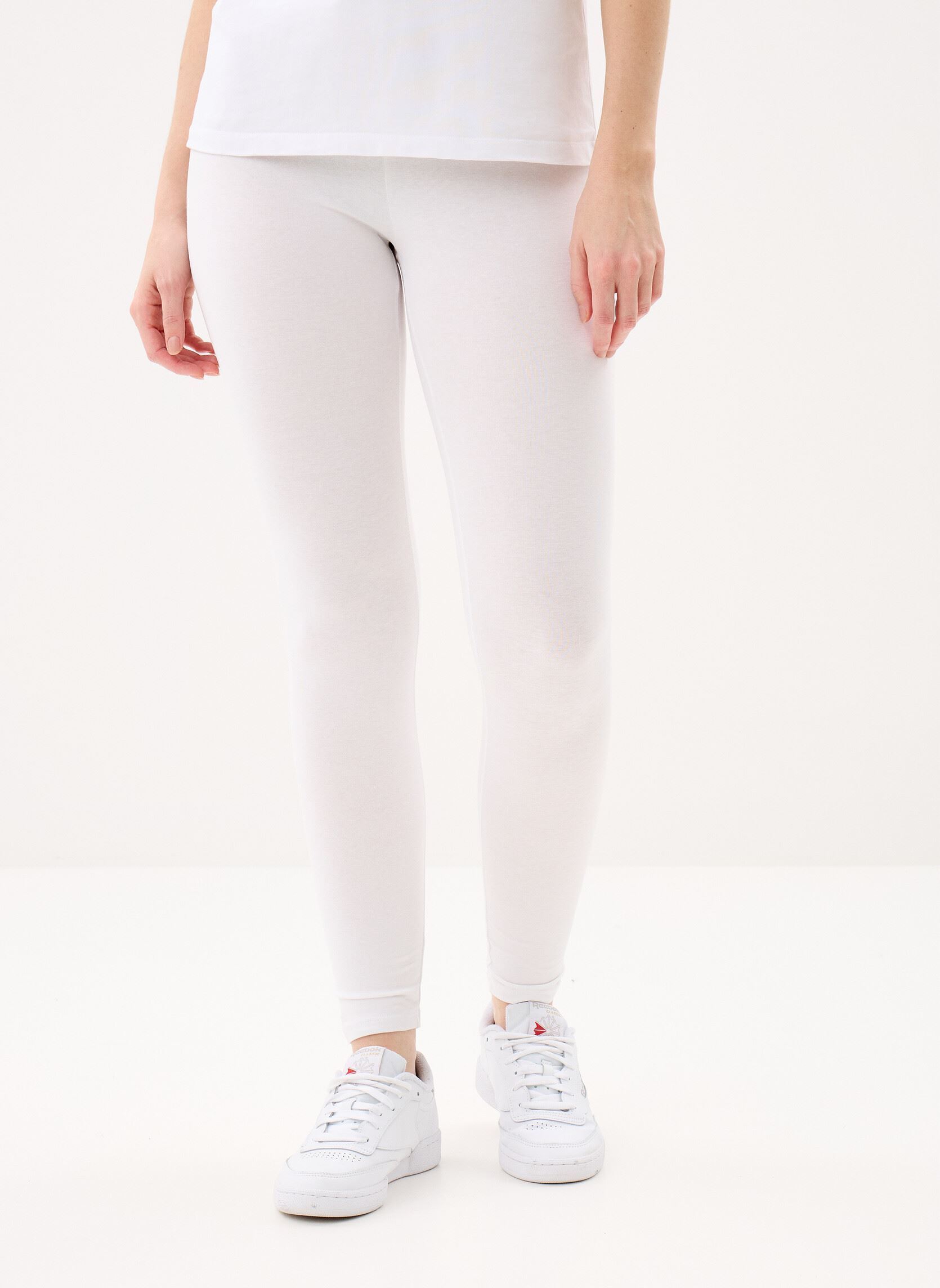 Leggings PANTALON-LEGGING-CHEVILLE femme blanc MADE BY Leggings PANTALON-LEGGING-CHEVILLE femme blanc BLANC