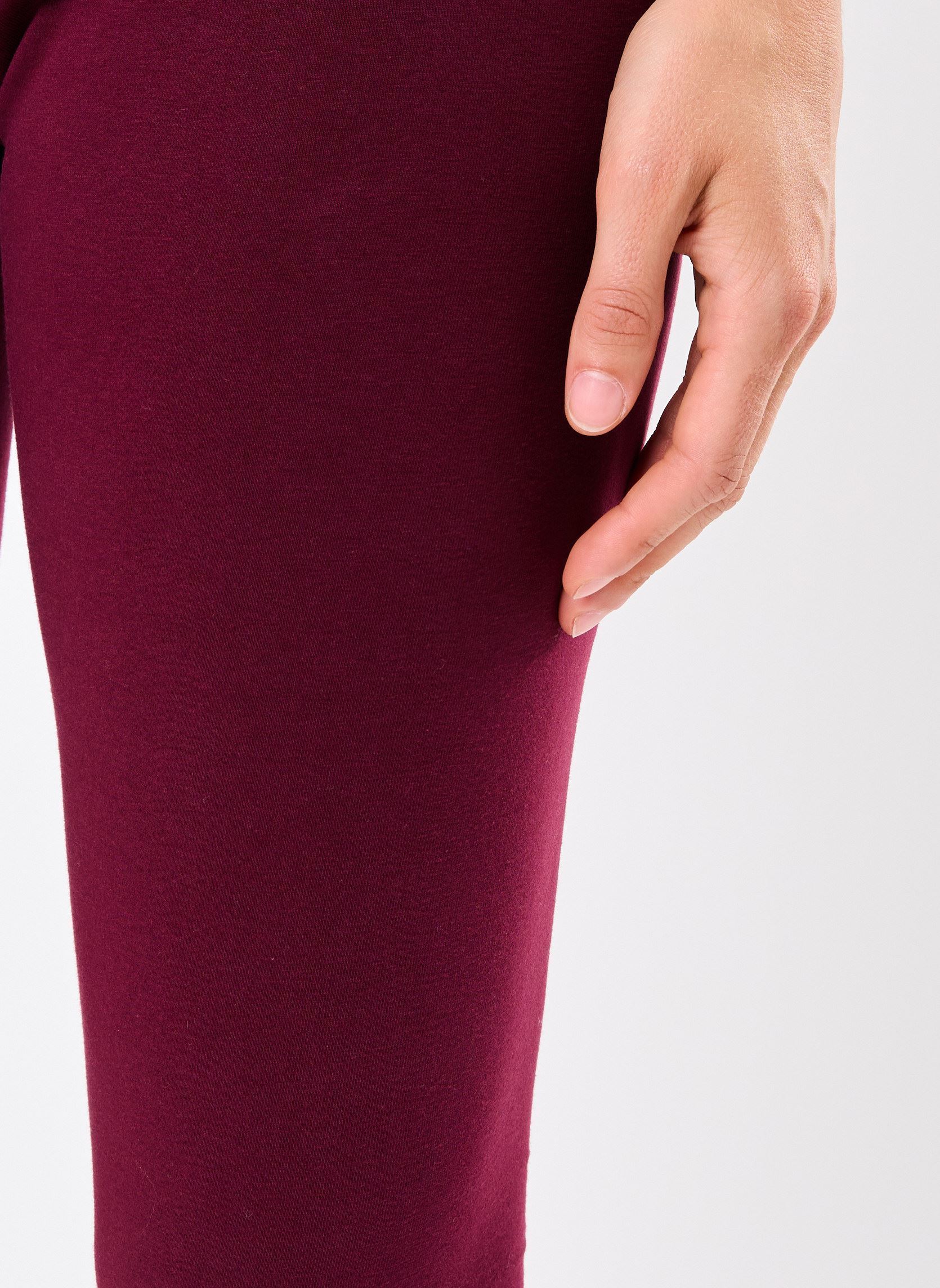 Leggings PANTALON-LEGGING-CHEVILLE femme bordeaux MADE BY Leggings PANTALON-LEGGING-CHEVILLE femme bordeaux MAROON BANNER