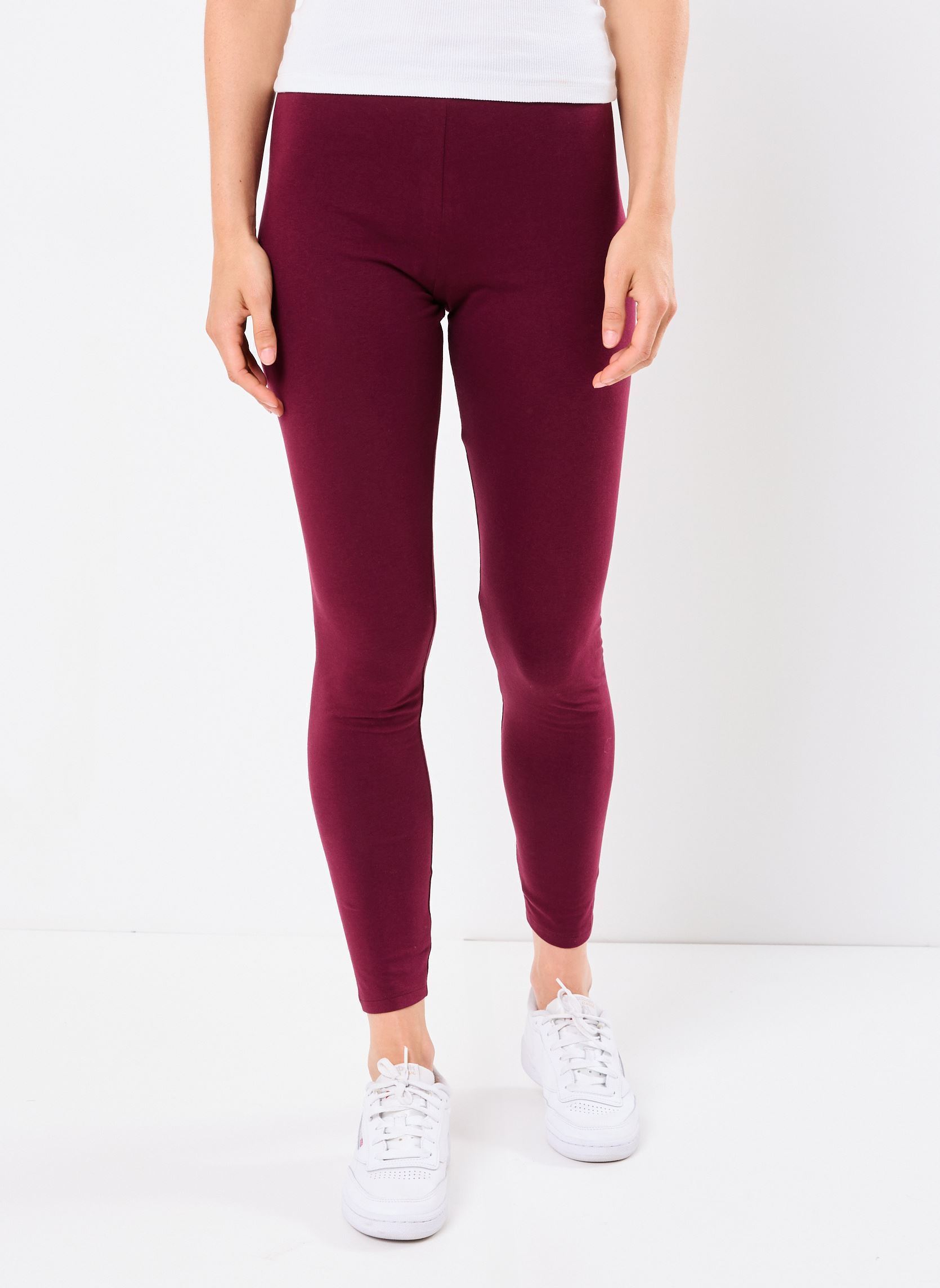 Leggings PANTALON-LEGGING-CHEVILLE femme bordeaux MADE BY Leggings PANTALON-LEGGING-CHEVILLE femme bordeaux MAROON BANNER