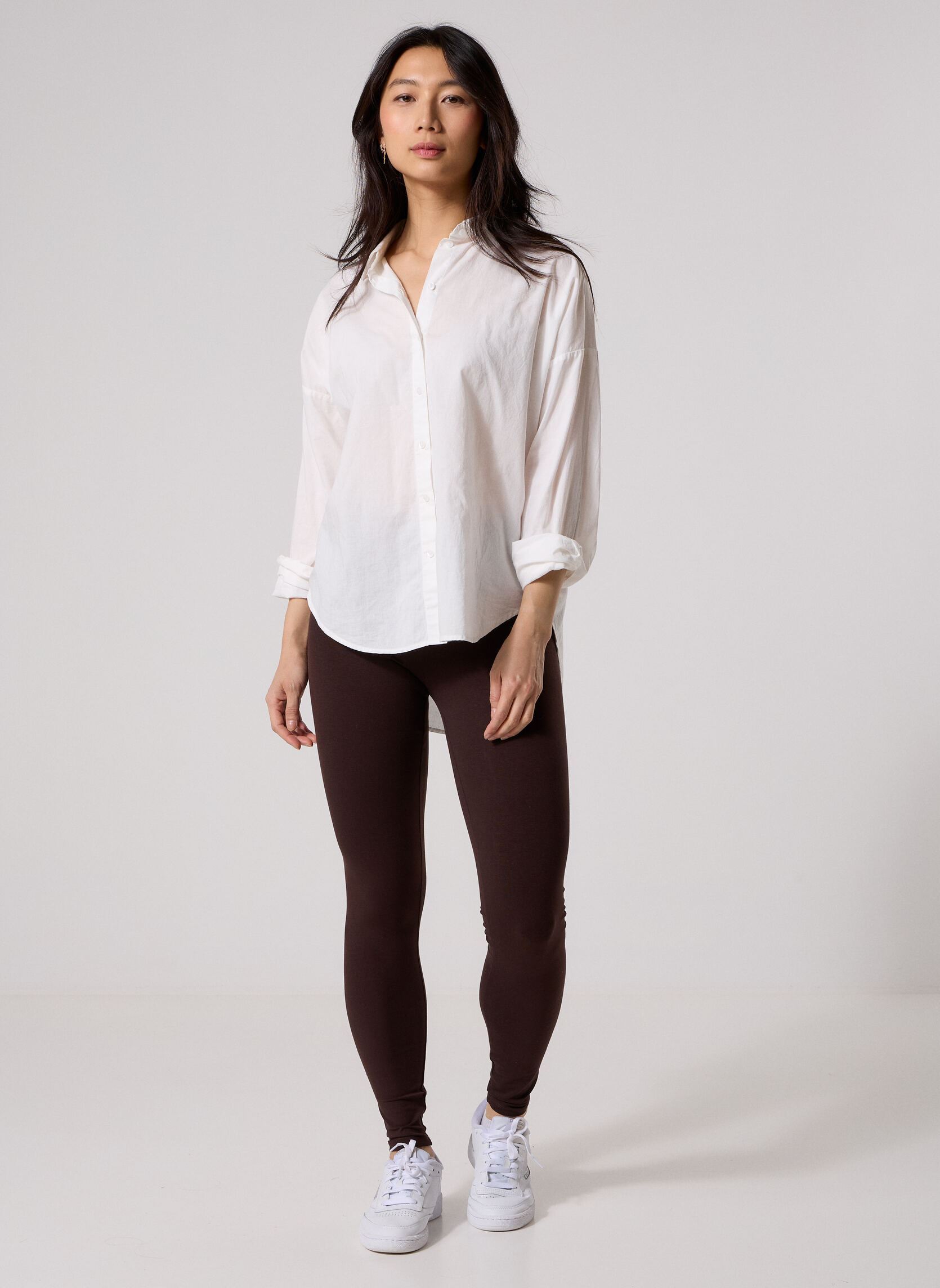 Leggings PANTALON-LEGGING-CHEVILLE femme marron MADE BY Leggings PANTALON-LEGGING-CHEVILLE femme marron BLACK COFFEE