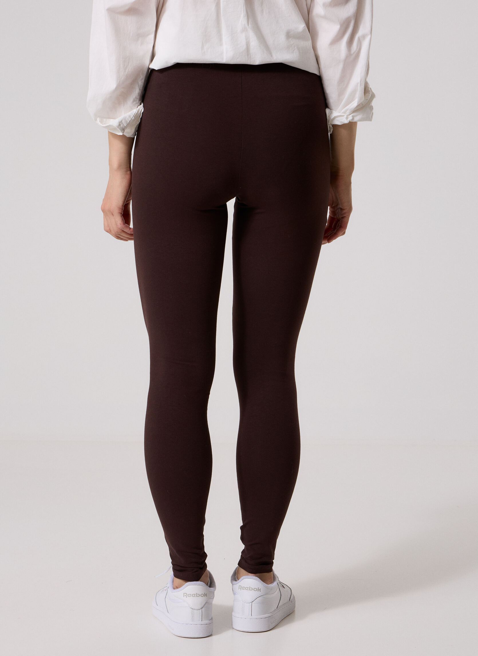 Leggings PANTALON-LEGGING-CHEVILLE femme marron MADE BY Leggings PANTALON-LEGGING-CHEVILLE femme marron BLACK COFFEE