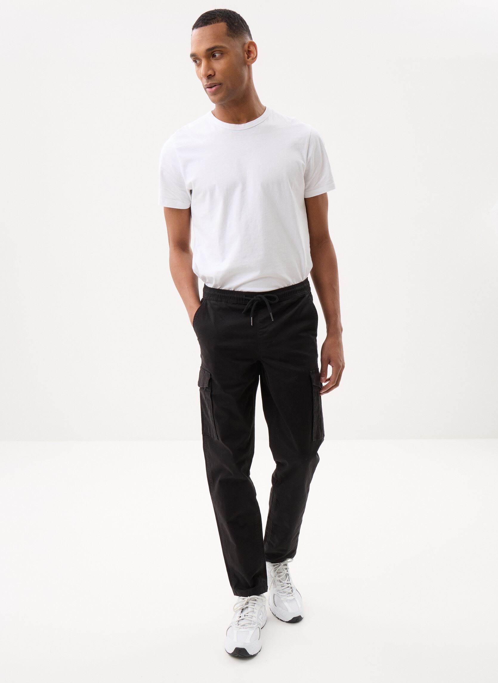 Chino-Hosen PANT-CARGO herren schwarz MADE BY Chino-Hosen PANT-CARGO herren schwarz JET BLACK