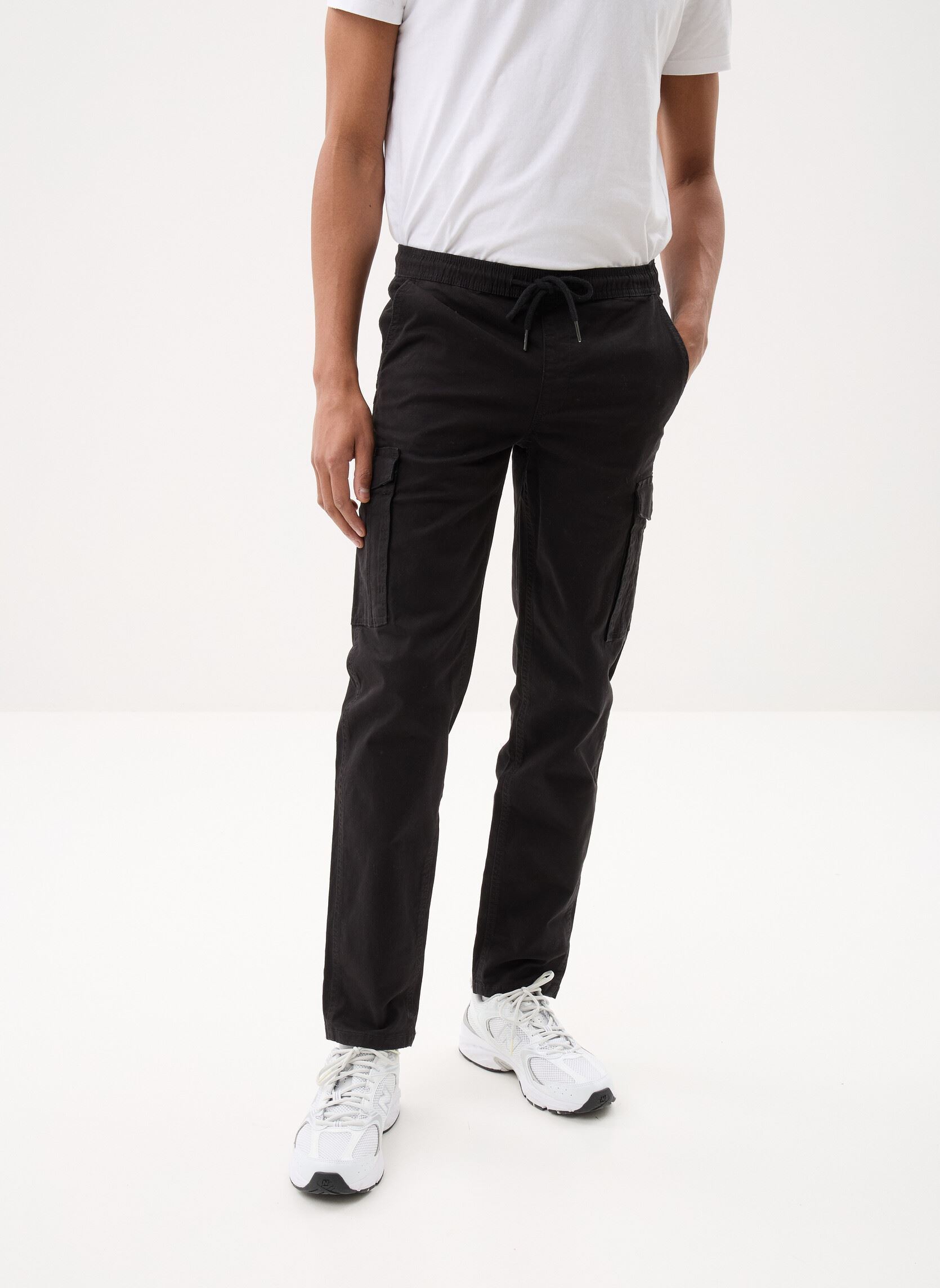 Chino-Hosen PANT-CARGO herren schwarz MADE BY Chino-Hosen PANT-CARGO herren schwarz JET BLACK