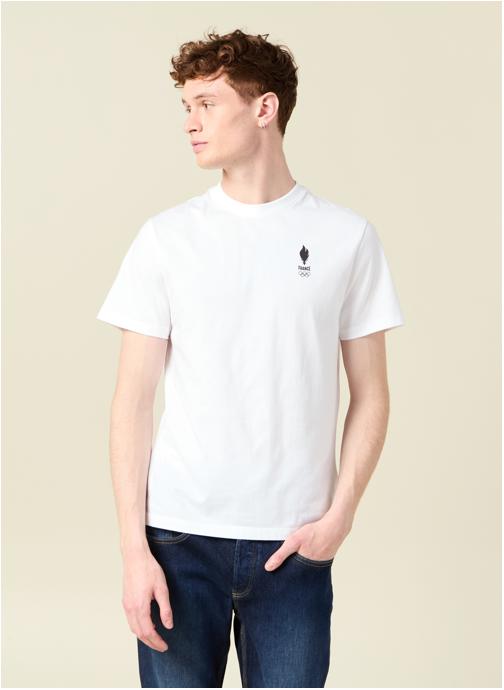 Bonobo Tee-shirts TEEFRANCEH homme blanc
