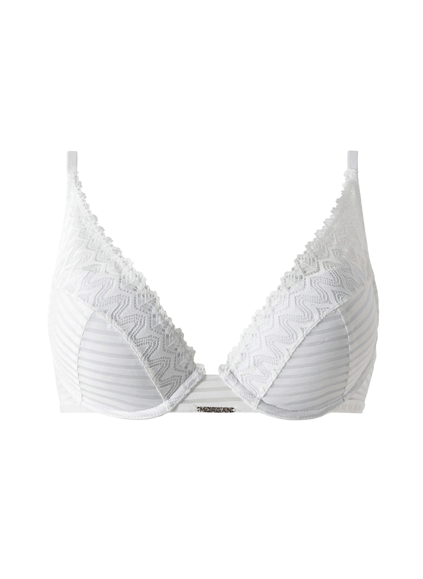 Brassières Soutien-gorge ampliforme coques moulées blanc Célia femme blanc Morgan Brassières Soutien-gorge ampliforme coques moulées blanc Célia femme blanc Blanc