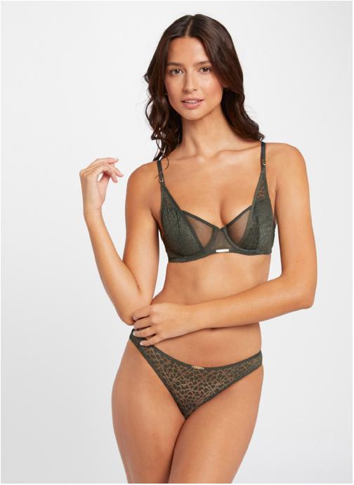 Morgan Brassières Soutien-gorge corbeille kaki Maëlle femme vert