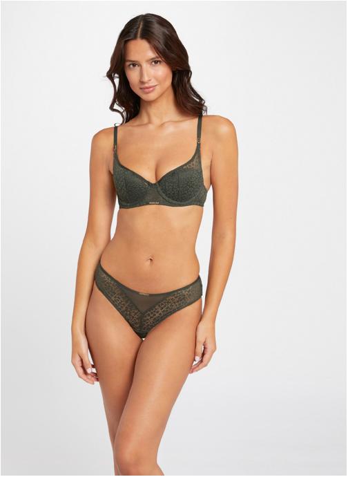Morgan Culottes Shorty tanga kaki Maëlle femme vert