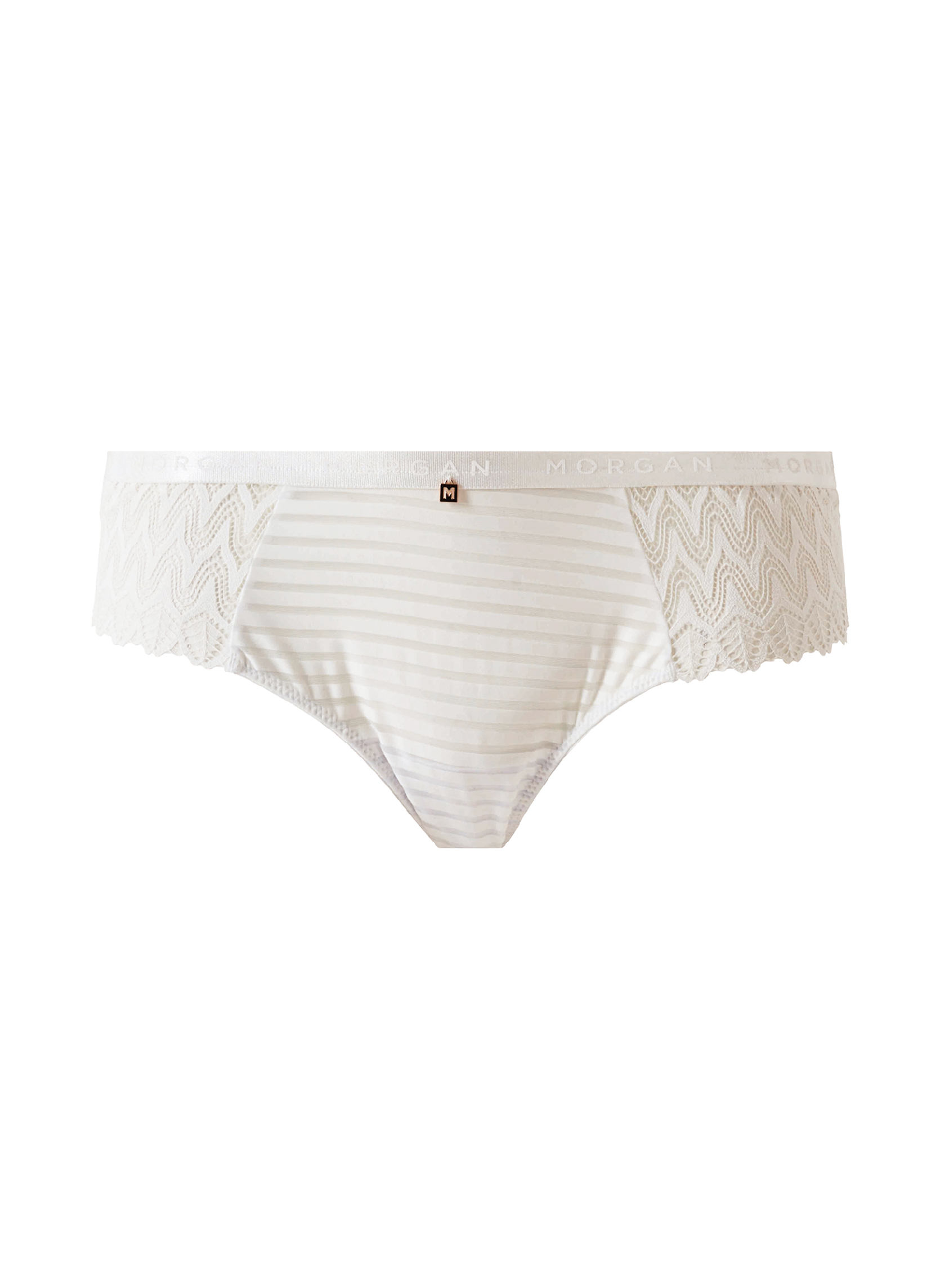 Culottes Shorty tanga blanc Célia femme blanc Morgan Culottes Shorty tanga blanc Célia femme blanc Blanc