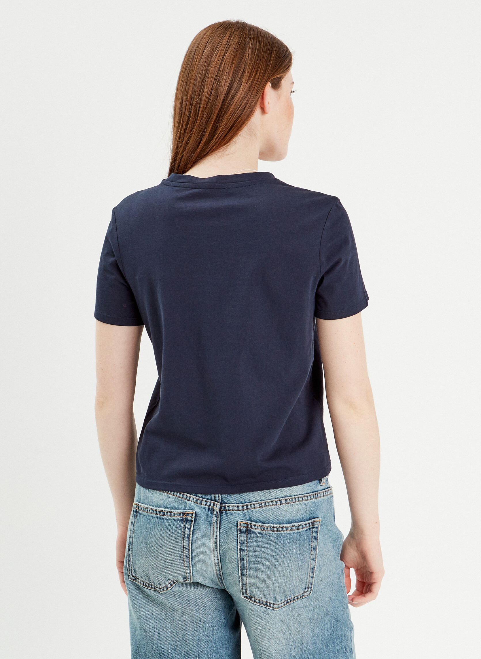 Tee-shirts TKHUMGAME femme bleu Cache Cache Tee-shirts TKHUMGAME femme bleu Bleu marine