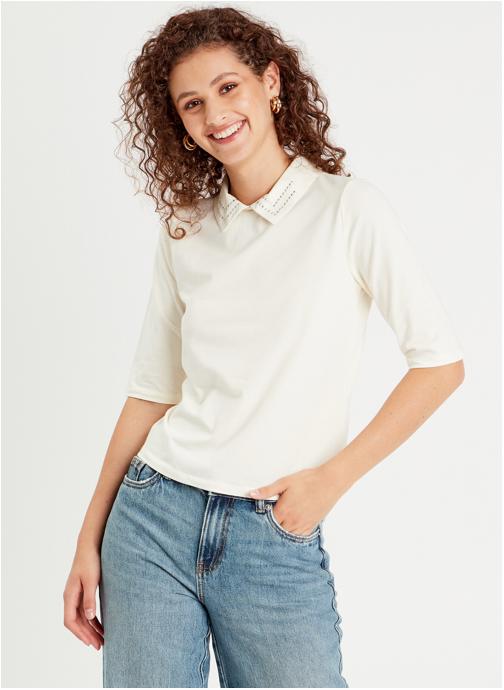 Cache Cache Tee-shirts LSTUD femme blanc