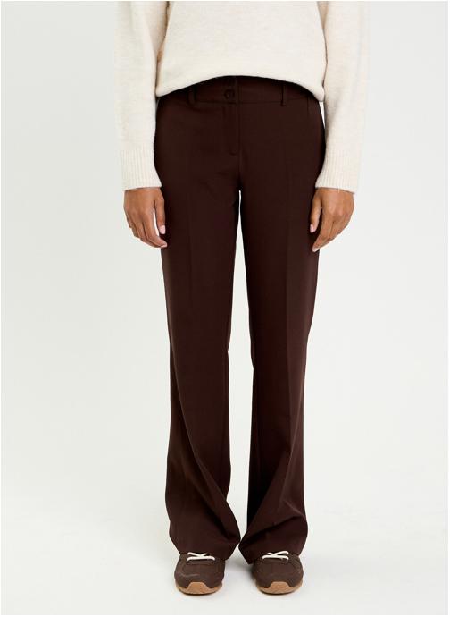 Cache Cache Pantalons droit CITYFLARE femme marron