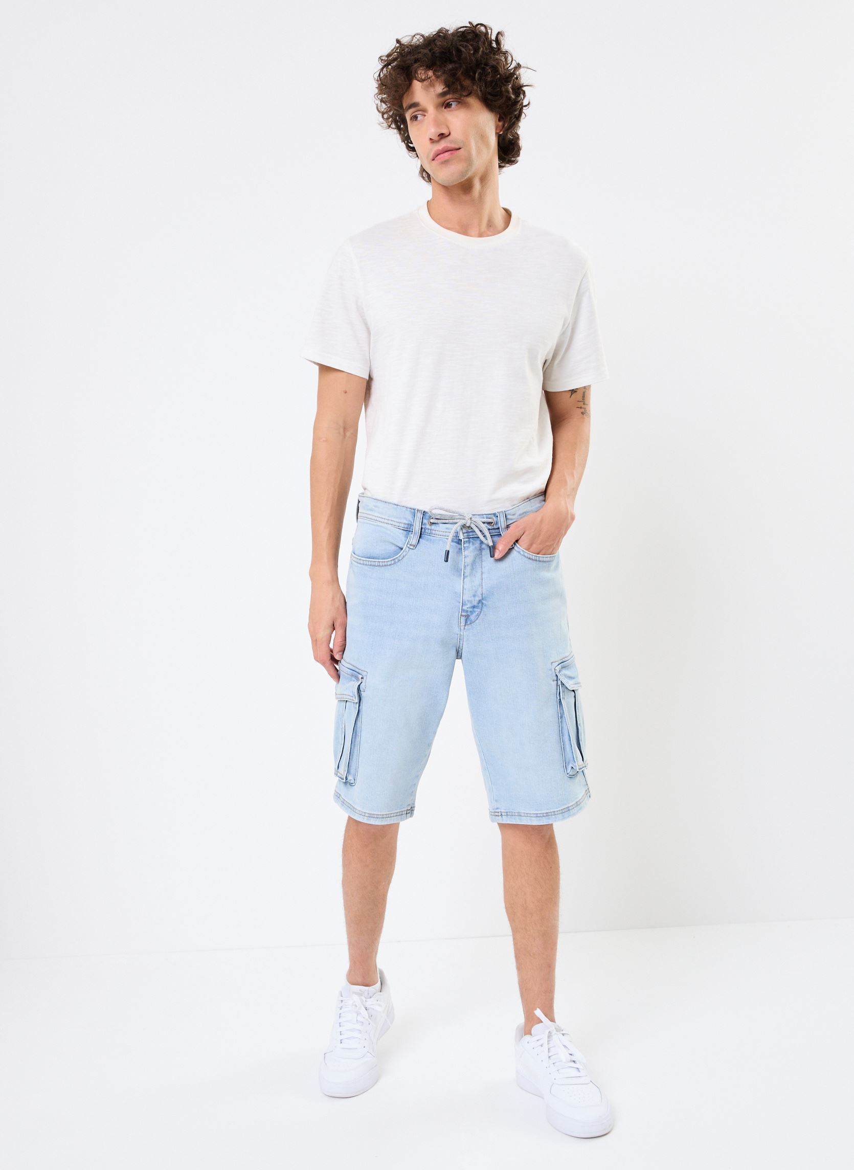 Jeansshorts SHORT-SUMMER denim herren blau MADE BY Jeansshorts SHORT-SUMMER denim herren blau DENIM BLEACH