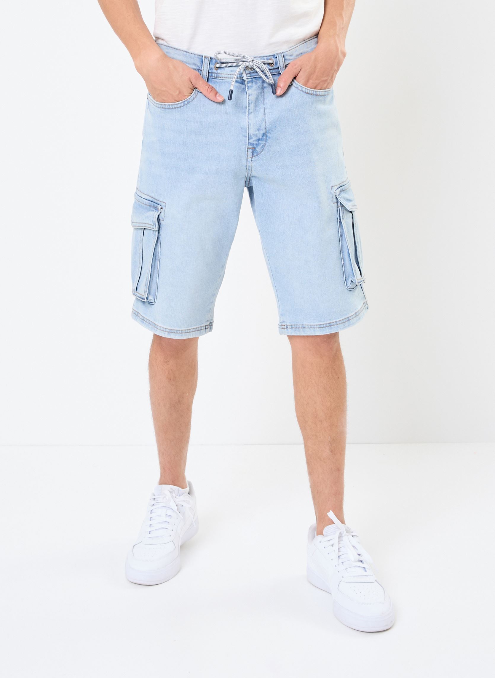 Jeansshorts SHORT-SUMMER denim herren blau MADE BY Jeansshorts SHORT-SUMMER denim herren blau DENIM BLEACH