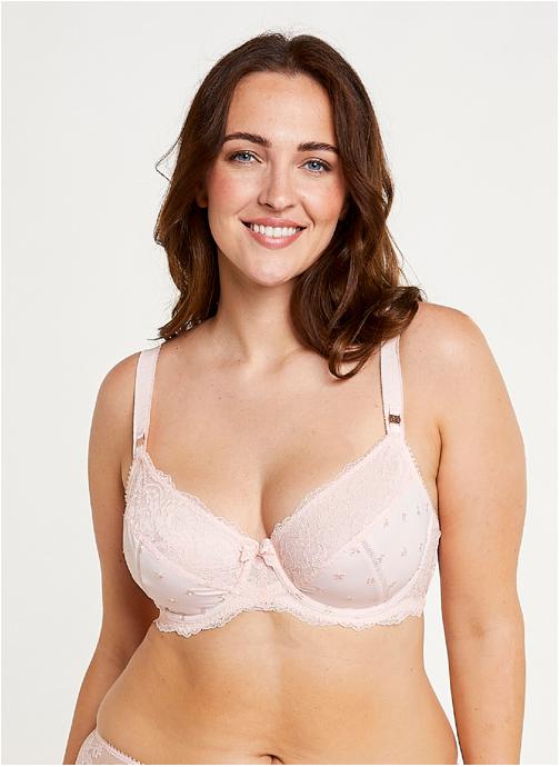 Brigitte Bardot Brassières Soutien-gorge grand maintien poudre Louange femme rose
