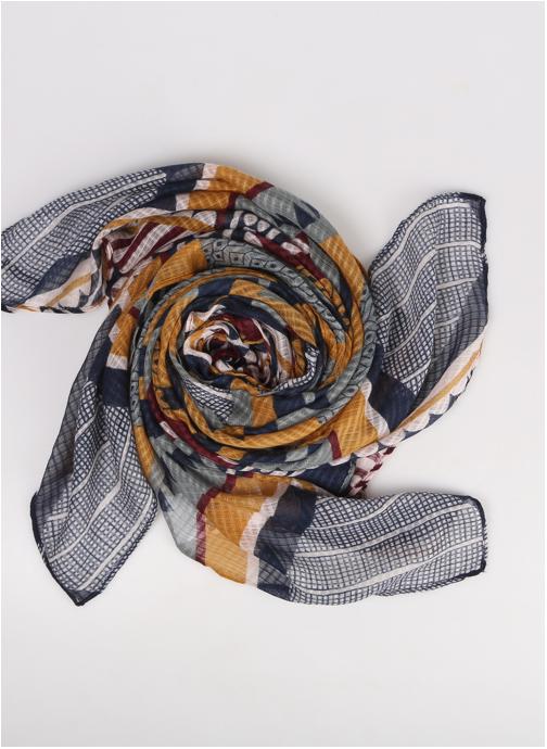 Foulard Femme En Dentelle à Motif Floral - Lot De 3 écharpes Légères - Accessoire Polyvalent Pour Toutes Les Saisons