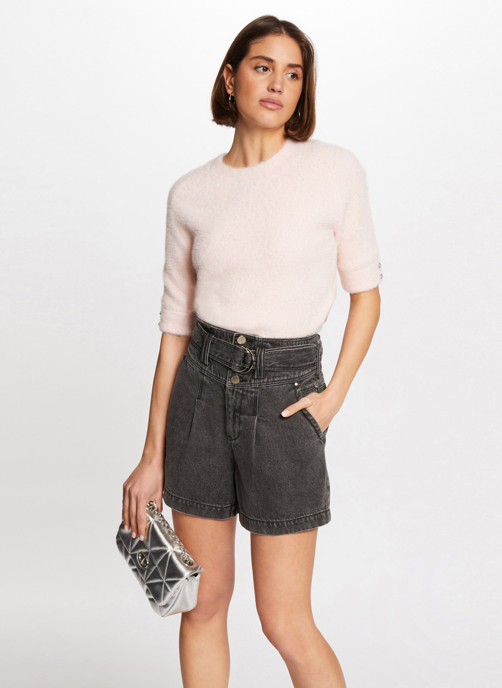 Pulls 242-MTOM femme rose Morgan Pulls 242-MTOM femme rose Rose