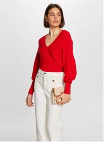 Pulls 242-MPANDA femme rouge Morgan Pulls 242-MPANDA femme rouge Rouge